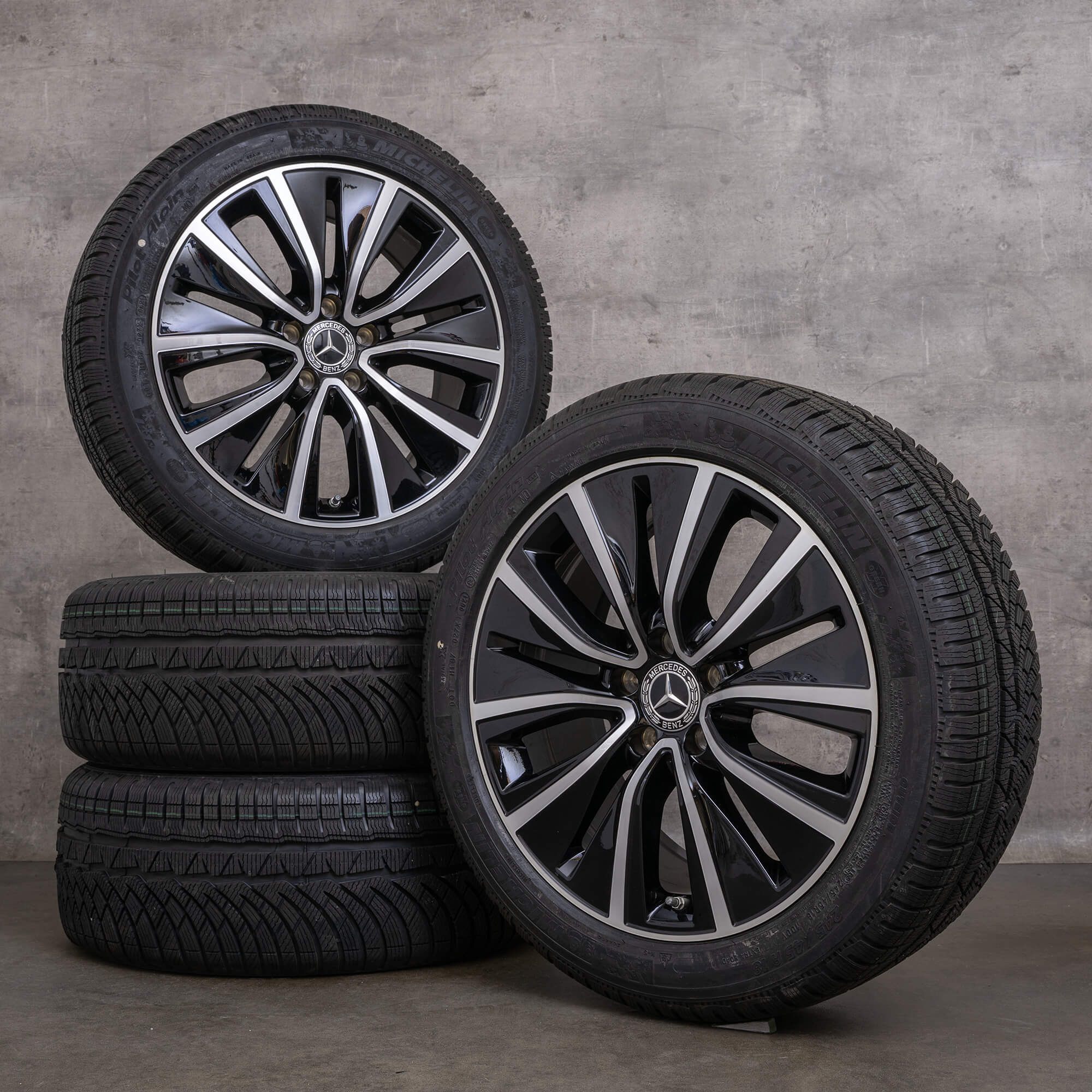 OEM Mercedes Benz CLS winter wheels 18 inch C257 rims A2574010700 black ...