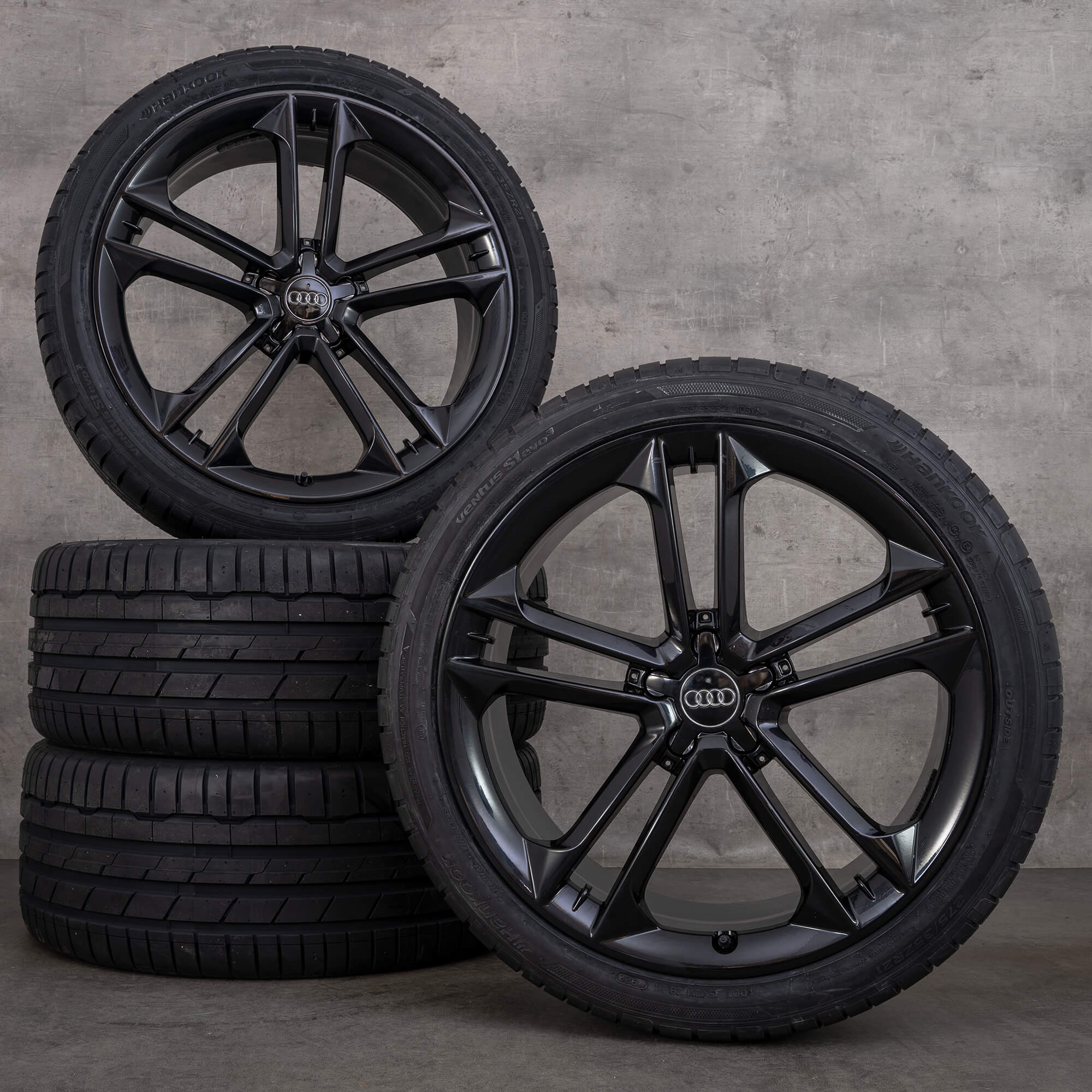 Audi 21 inch rims A8 S8 4H summer tires wheels4H0601025P Trias Design NEW