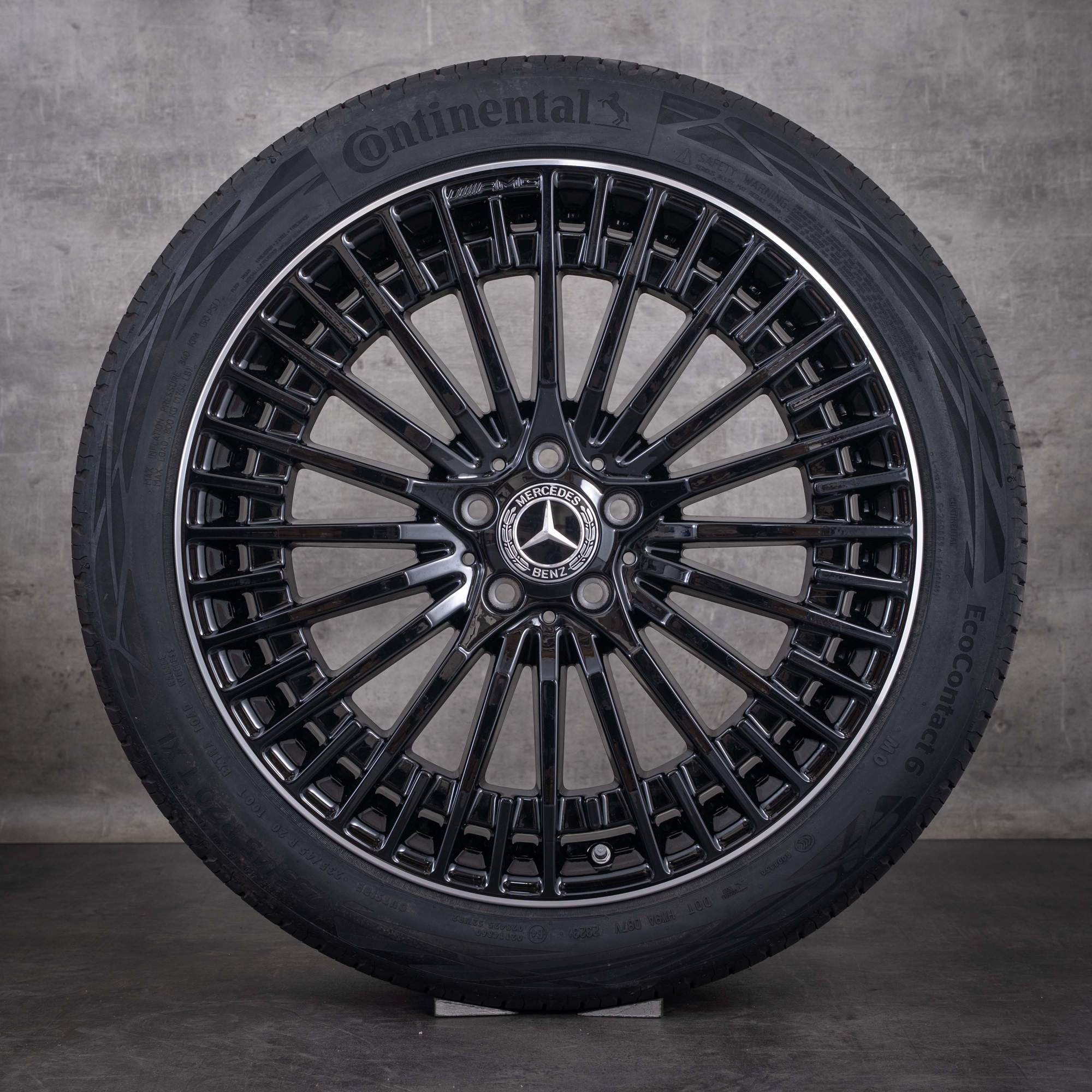 OEM Mercedes-Benz EQA EQB AMG 20inch H243 x 243 rims A2434010600 summer tyres Black diamond cut