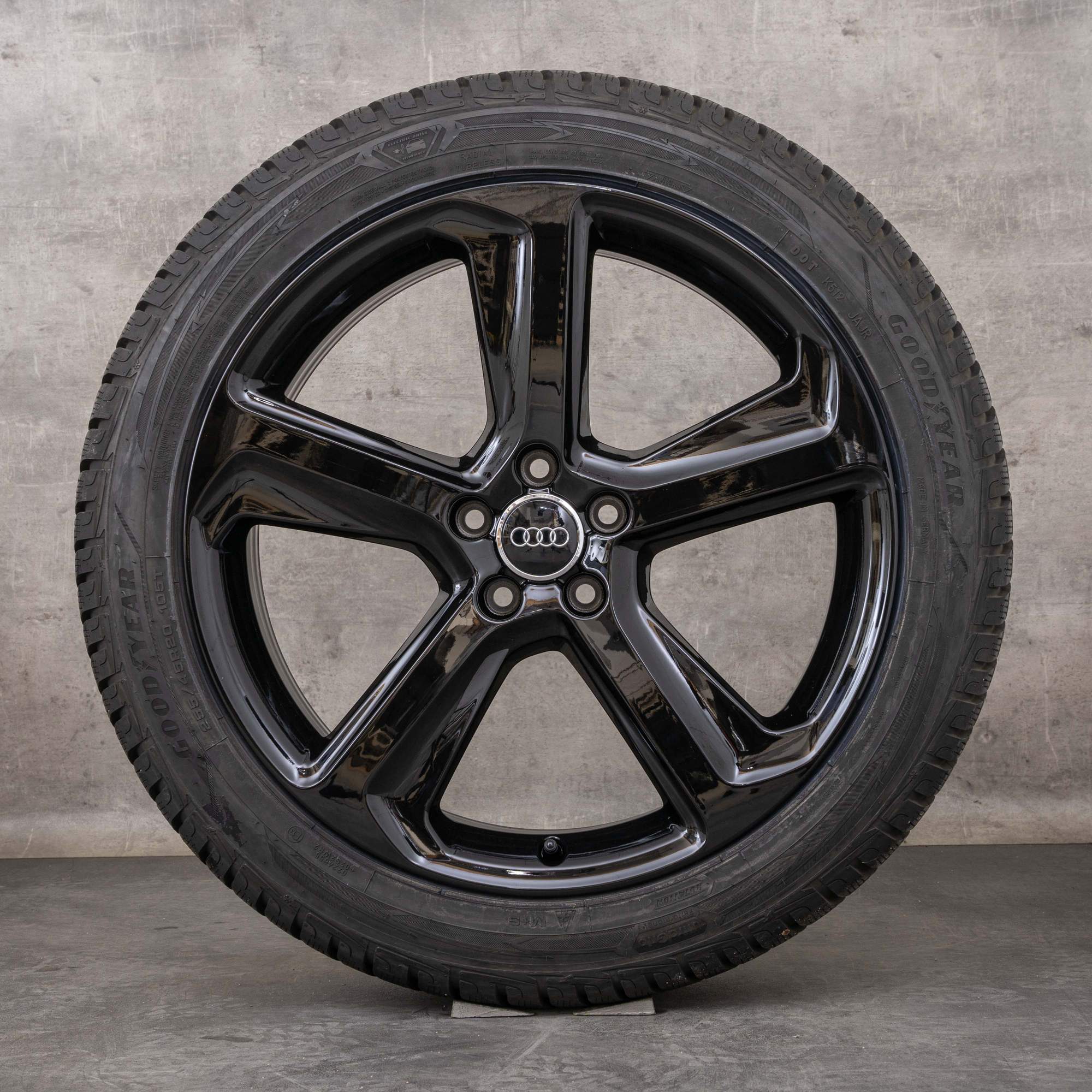 Oem Audi Q5 SQ5 pneus hiver jantes 20 pouces 8R 8R0601025CA noir brillant