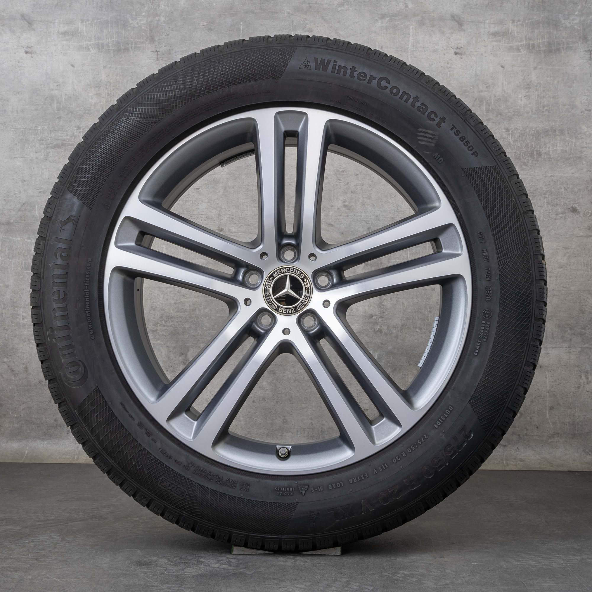 Oryginał Mercedes Benz GLE koła 20 cali X167 C167 letnie A1674012400 A1674012500 srebrny