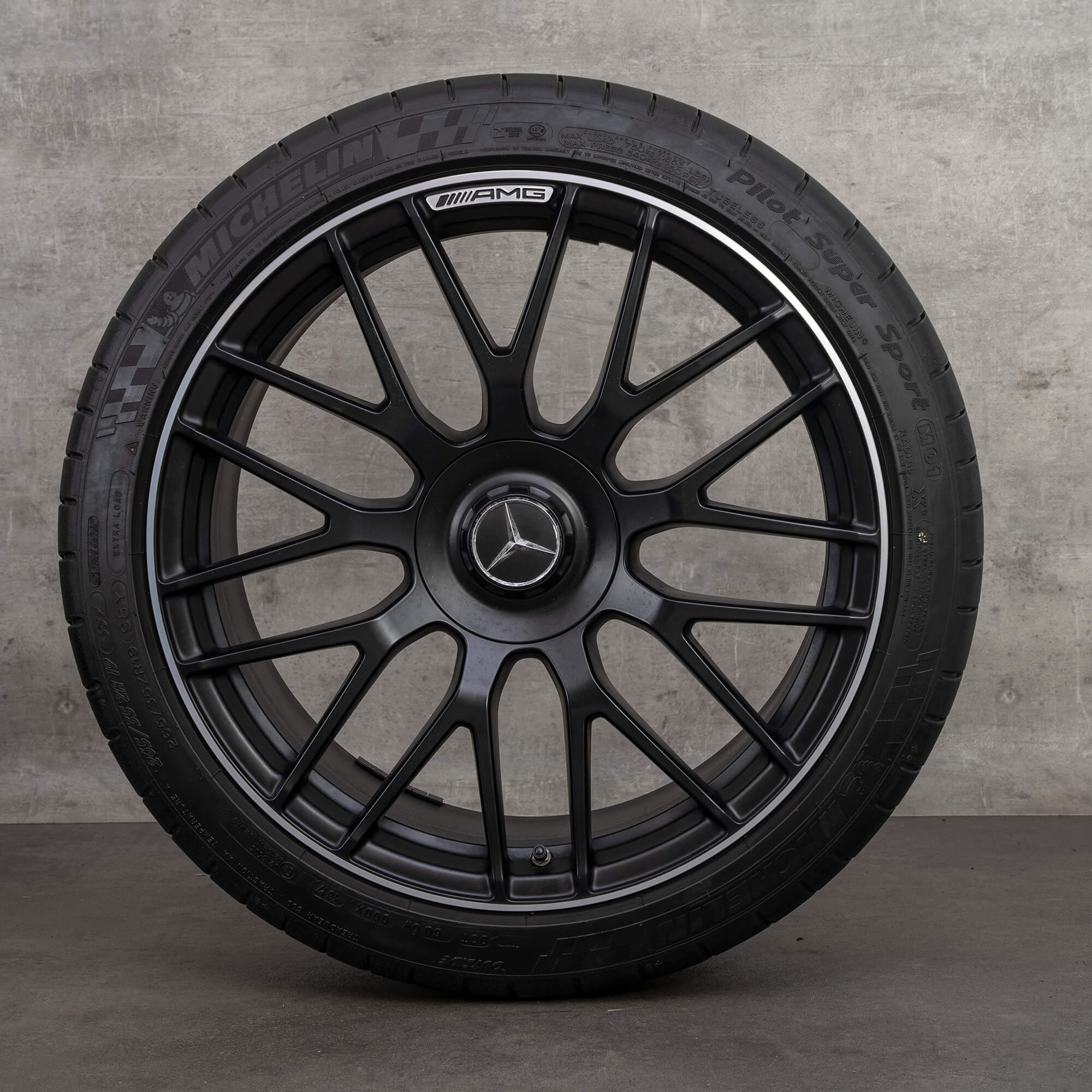 Mercedes Benz 19 tommer fælge AMG C63 S W205 S205 sommerdæk sommerhjul
