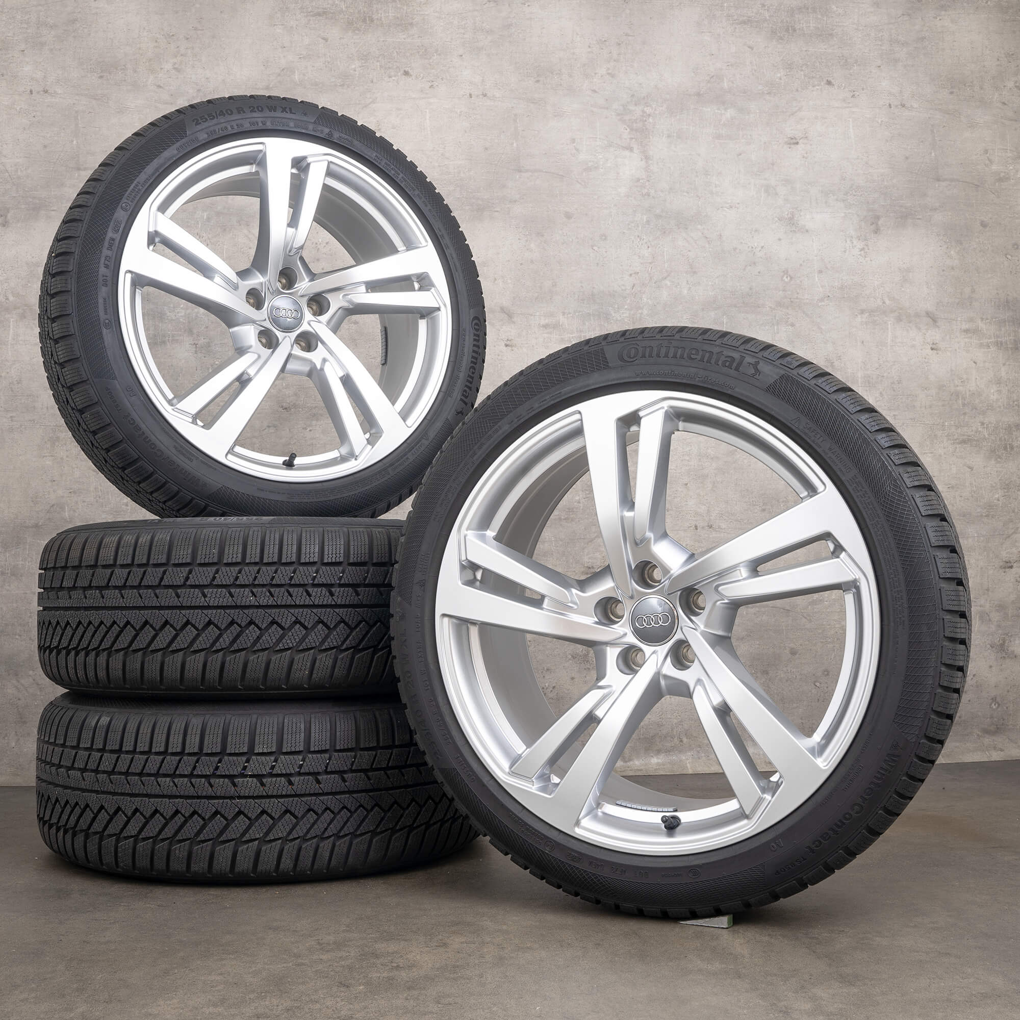 Originali Audi A7 S7 cerchi 20 pollici 4K C8 estivi 4K8601025G argento