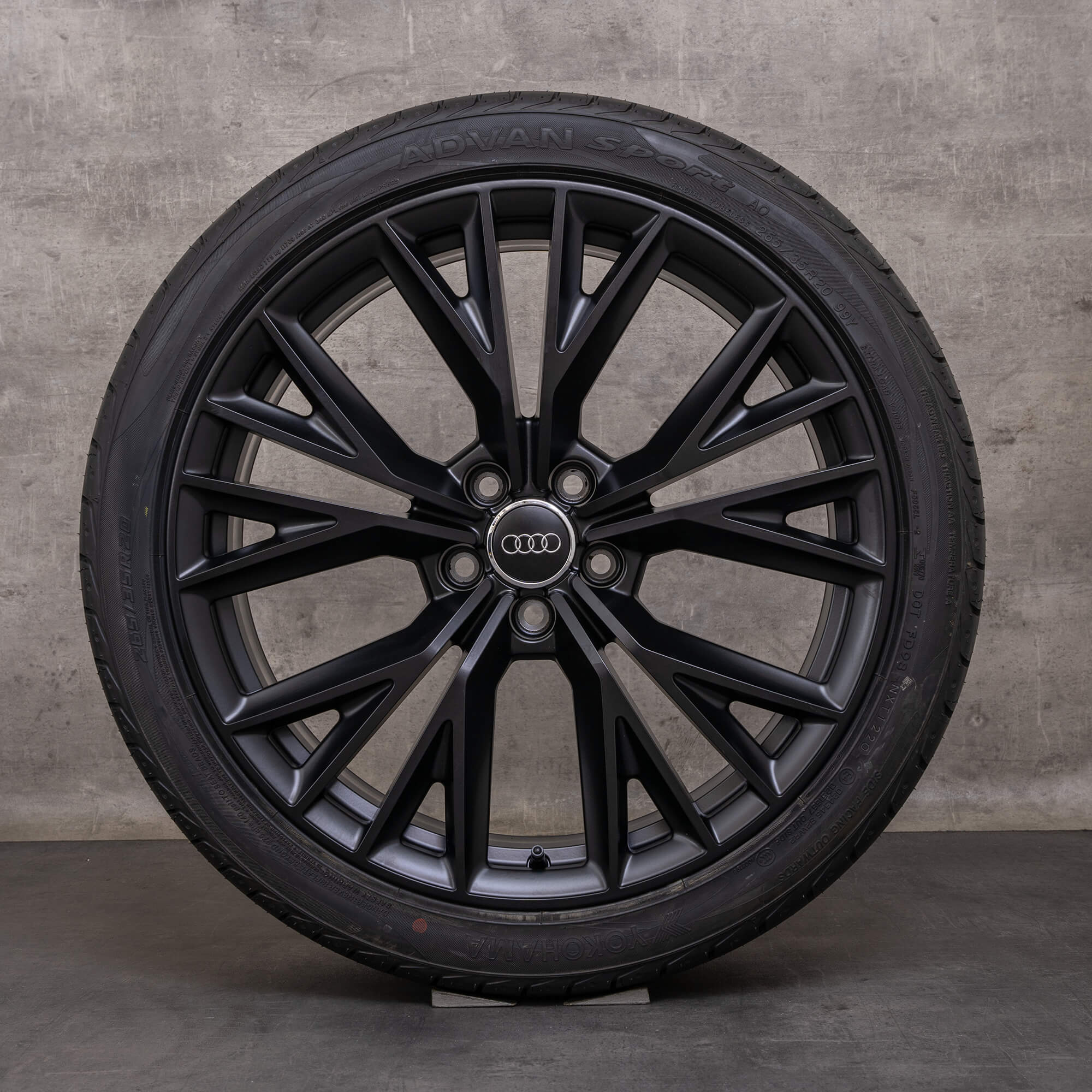 Genuine Audi A7 S7 cerchi 20 pollici 4G ruote estive 4G8601025AE nero opaco