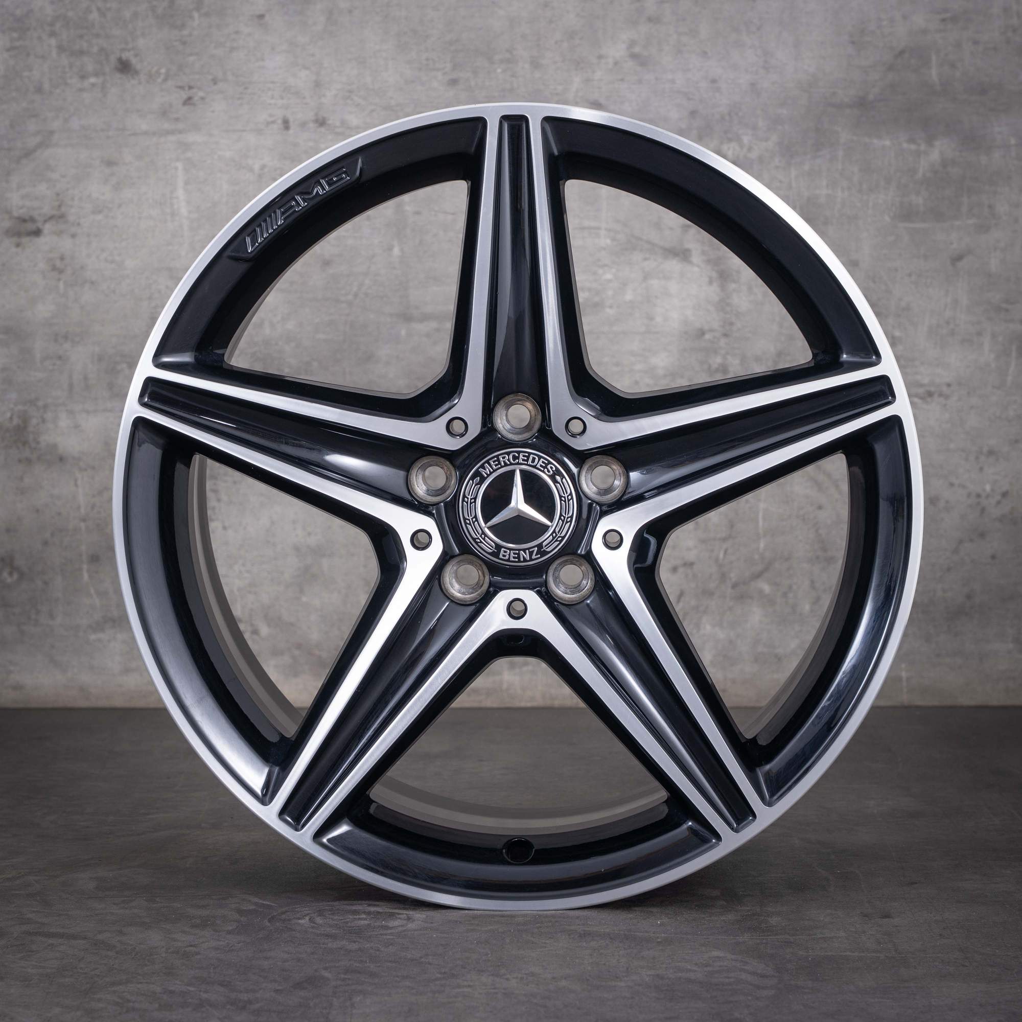Original Mercedes Benz E-Klasse AMG Felgen 18 Zoll W213 S213 A238 C238 A2134011800 A2134011900 schwarz glanzgedreht