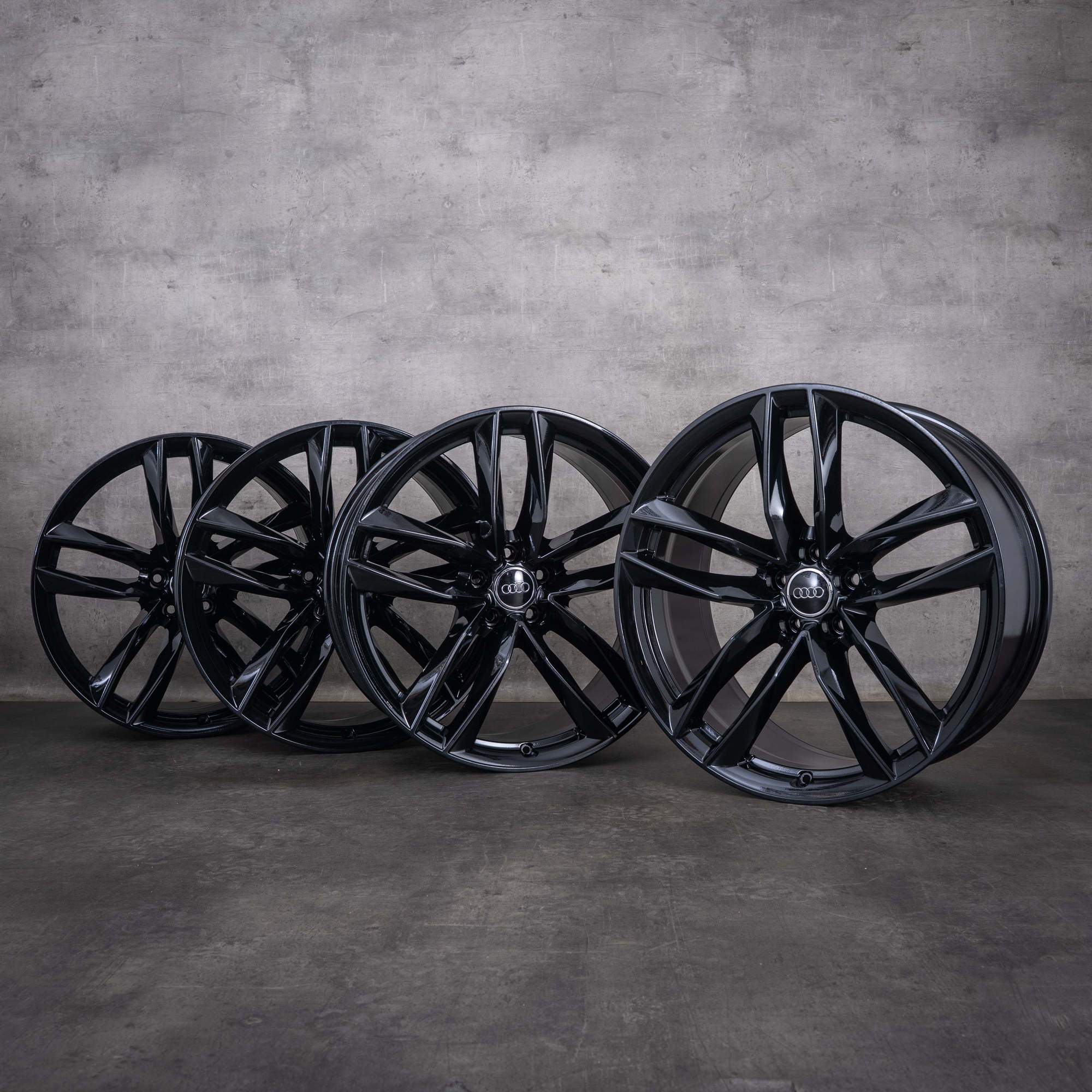 Original Audi RS6 Felgen 21 Zoll 4G C7 RS 4G0601025CE schwarz glanz