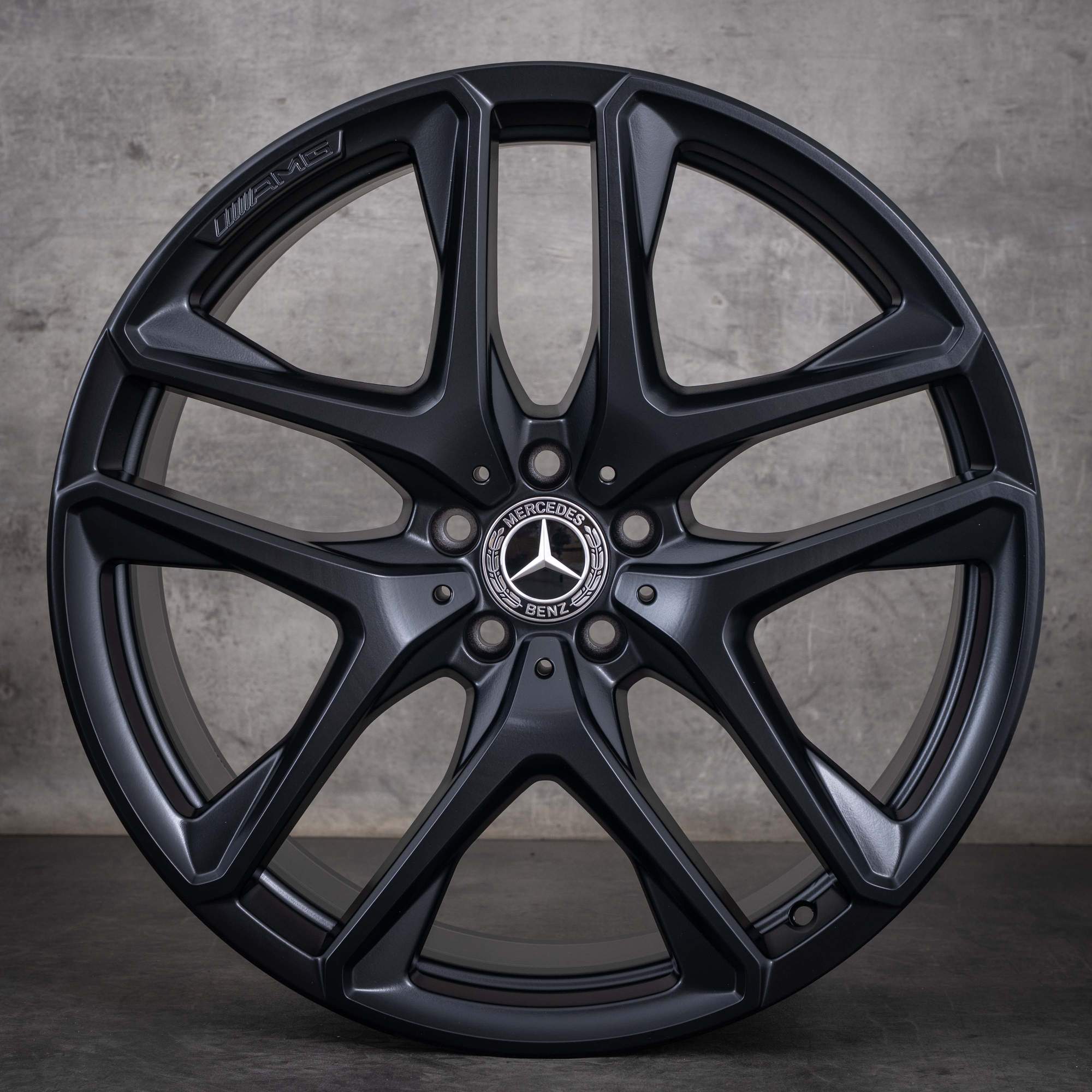 Original Mercedes Benz GLE 53 63 AMG 4Matic+ Felgen 21 Zoll X167 C167 Hybrid A1674014200 A1674014300 schwarz matt