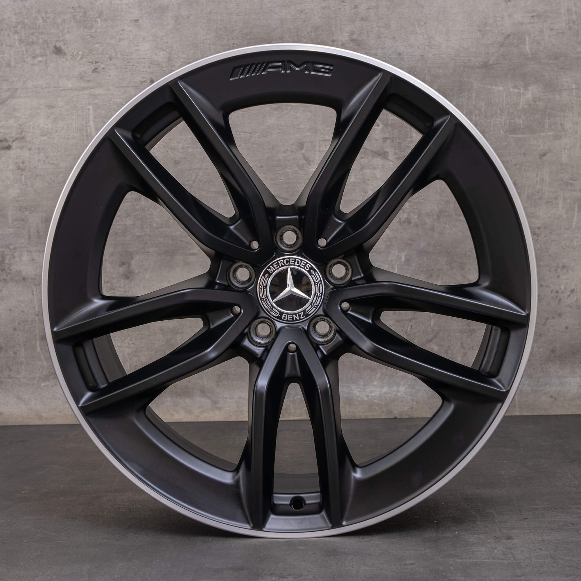 Original Mercedes Benz GT 43 53 63 & S 4Matic AMG Felgen 19 Zoll X290 4-Türer A2904010200 schwarz matt glanzgedreht