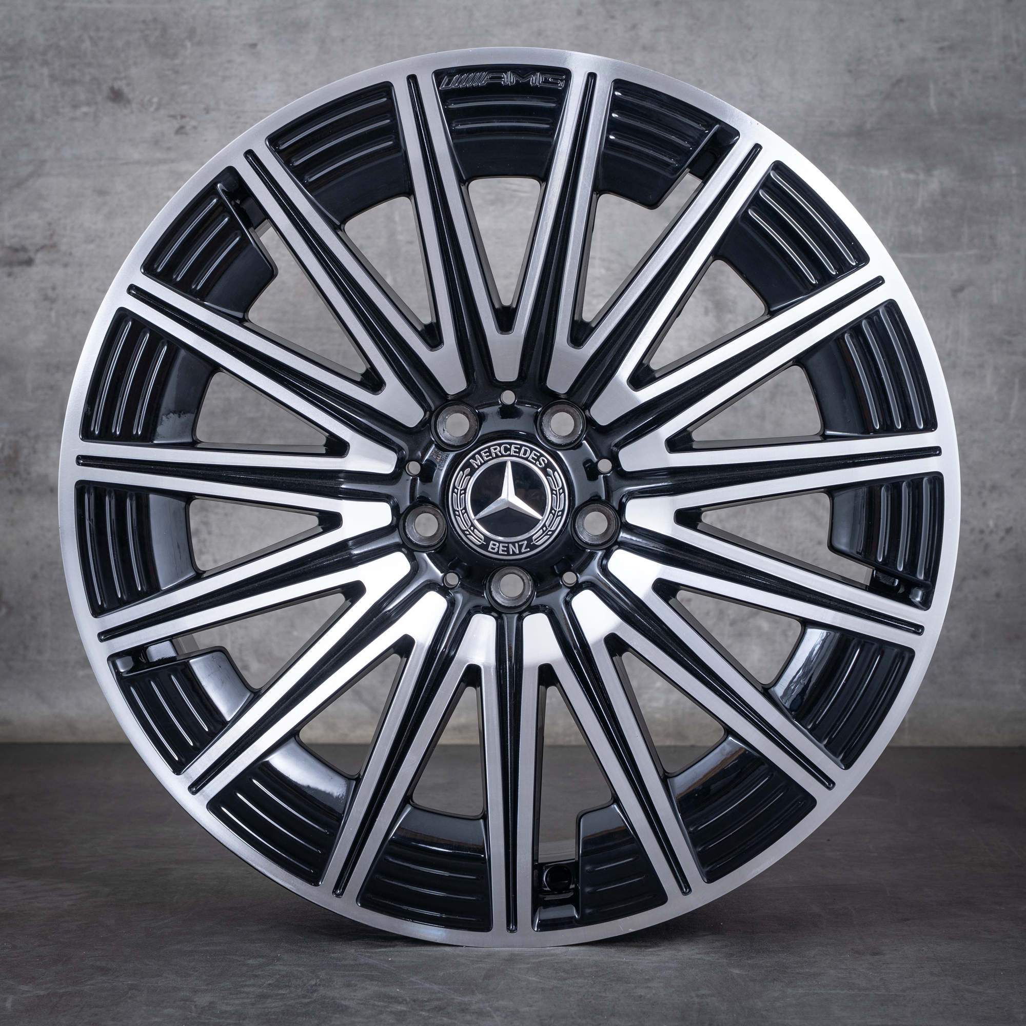 Oryginał Mercedes Benz GLA GLB AMG koła 20 cali H247 X247 letnie A2474015200 czarne Polerowane