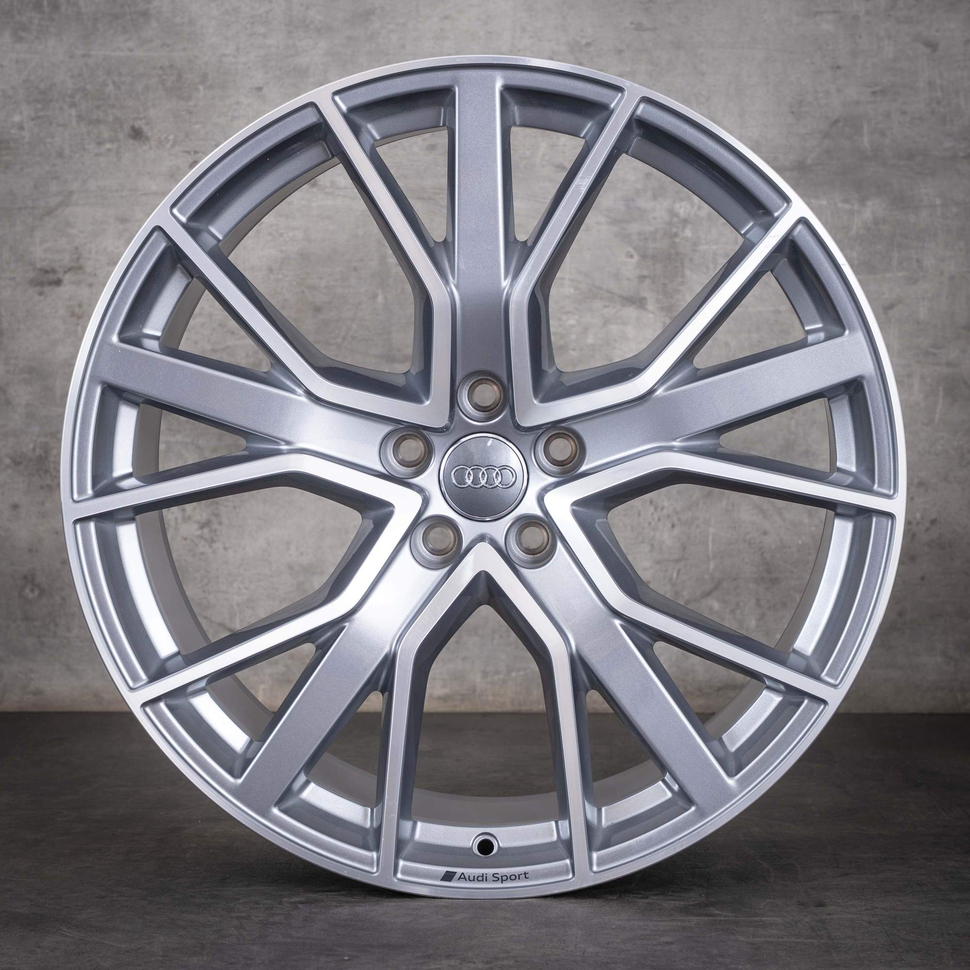 Originale Audi e-tron GE Q8 & Sportback felg 21 tommer 4KE601025C antrasitt frontpolert NY