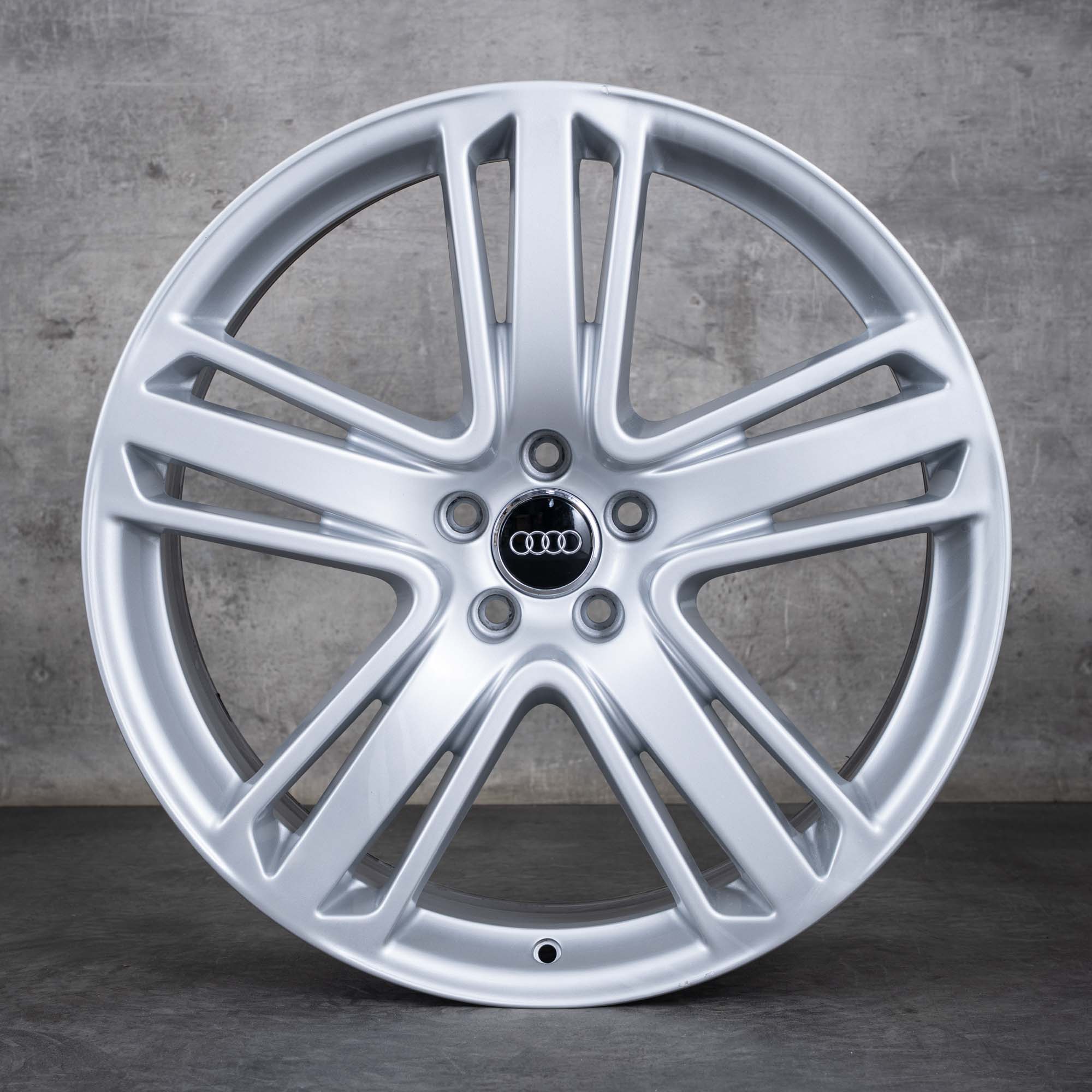 Jantes d'origine Audi A8 S8 21 pouces 4H D4 4H0601025AR argent brillant
