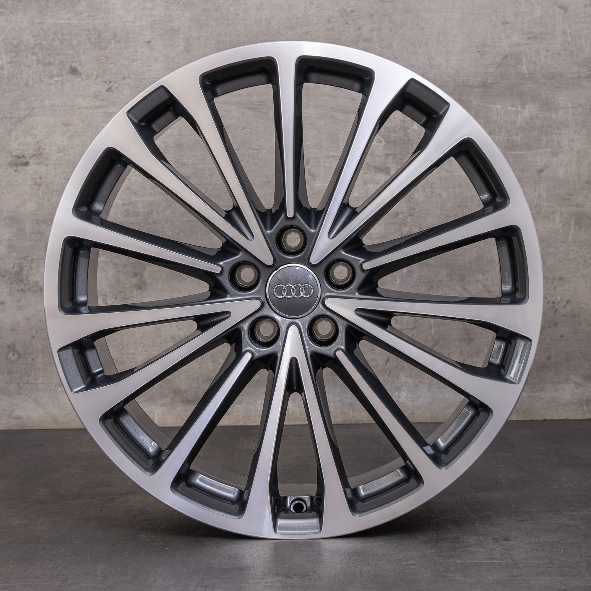 OEM Audi A6 S6 Rims 20 inch 4P C8 C9 4P0601025J graphite gray