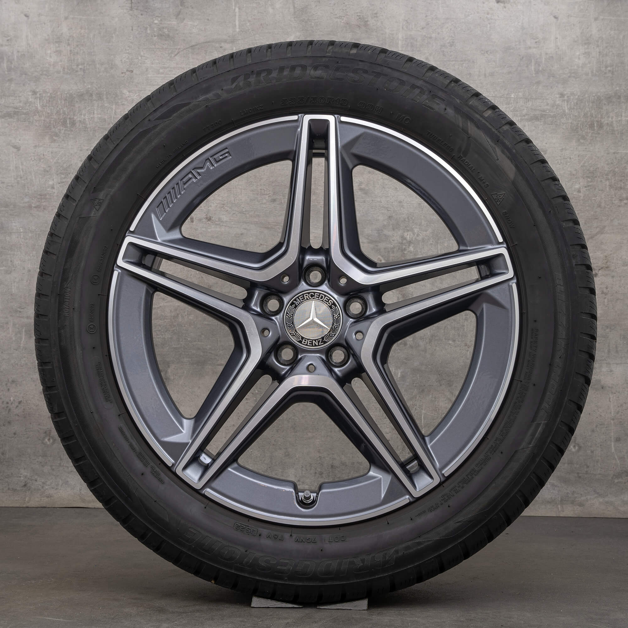 AMG Mercedes Benz GLA H247 GLB X247 jante de iarna 19 inch anvelope