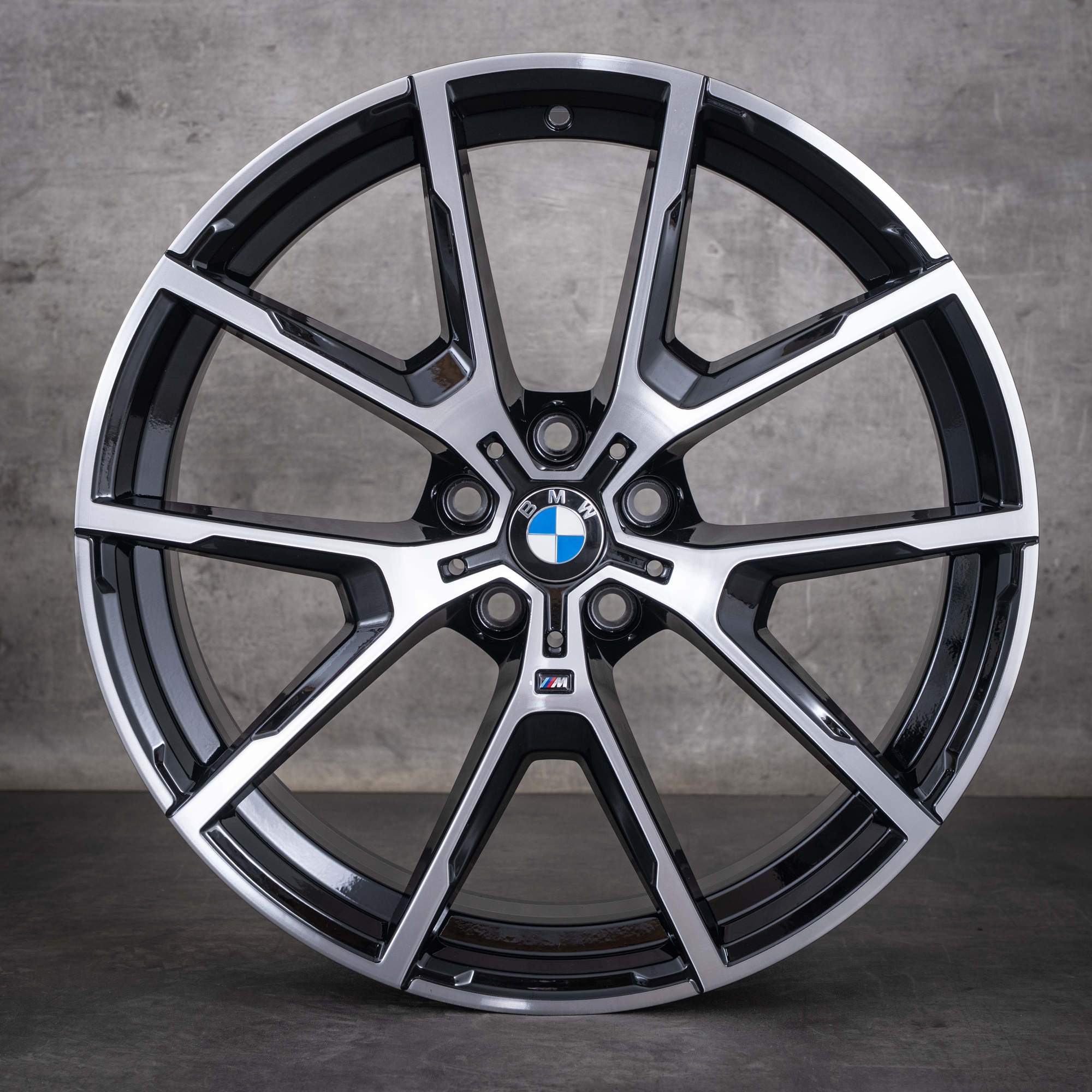 Alkuperäiset BMW 8-sarjan vanteet 20 tuumaa G14 G15 G16 Styling 728 M 8097240 8097241 Kiillotettu musta UUDET
