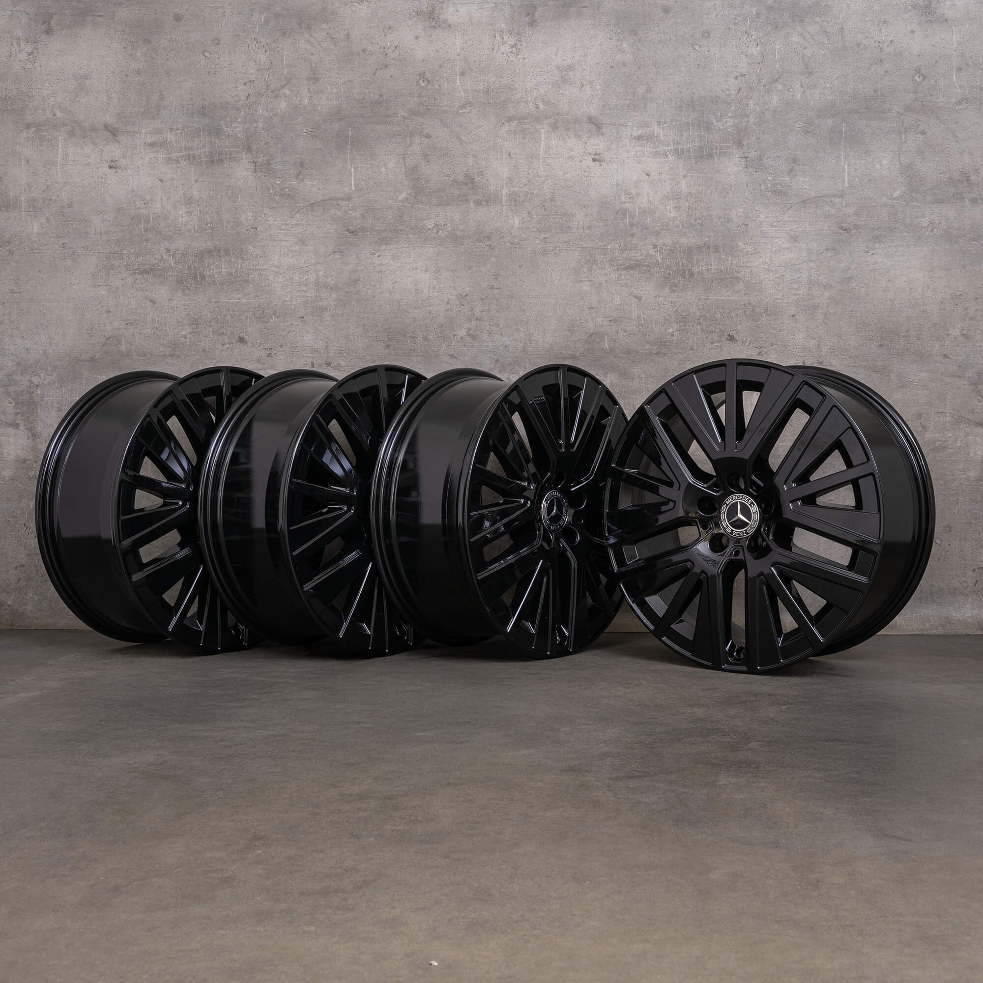Originální disky Mercedes Benz třídy E ALL-Terrain 19" X213 alu kola z lehké slitiny A2534014900 černá lesklá 8x19 ET38