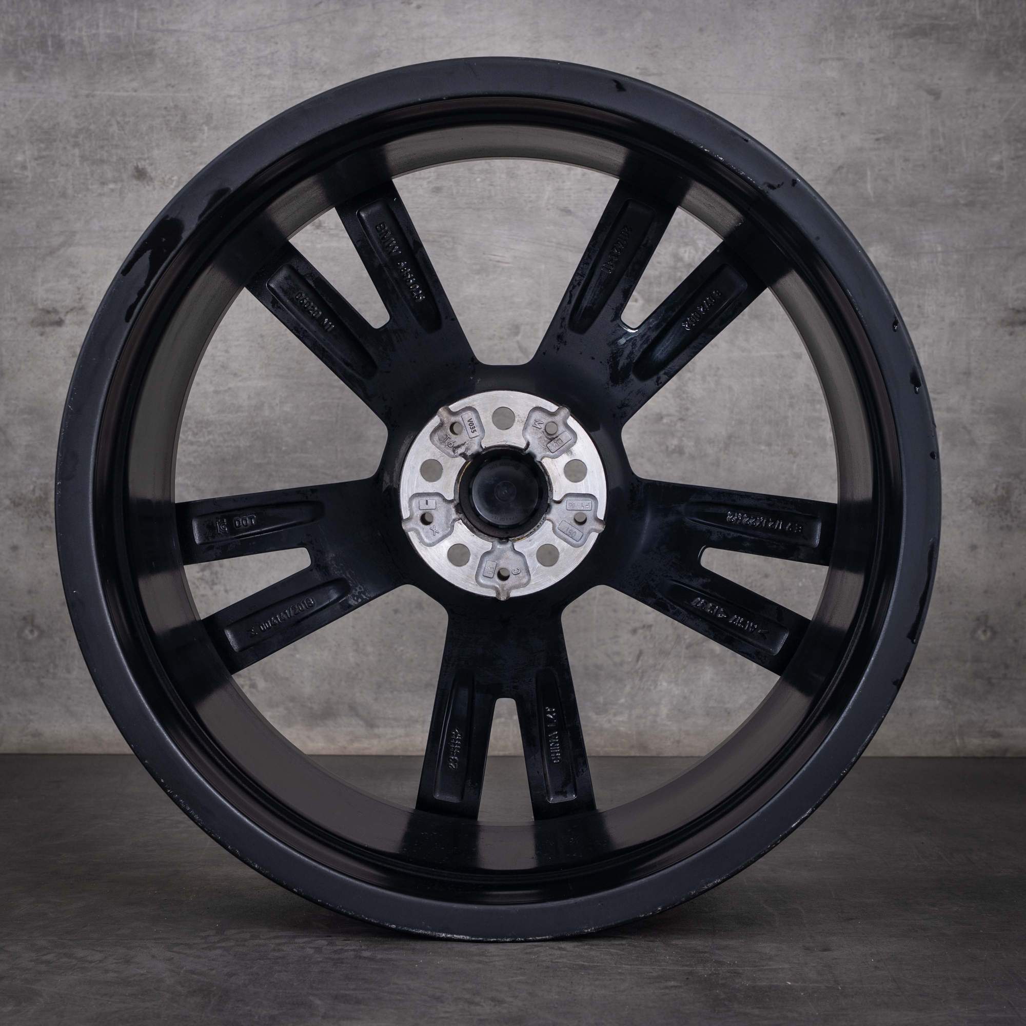 Jantă originală BMW X5 X6 de 22 inci G05 G06 Styling 747 M 8072002 negru diamantate