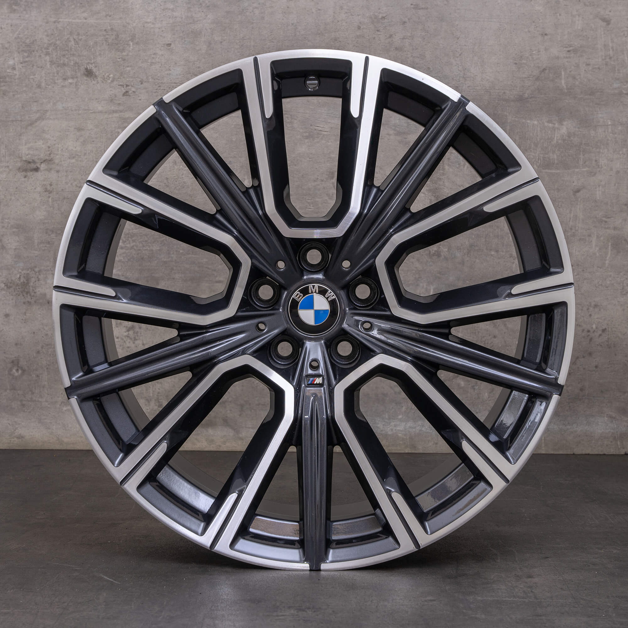 OEM BMW 6 Series 7 Rims 20 inch G32 G11 G12 Styling 817 M 8090096 8090097 orbit gray glossy turned
