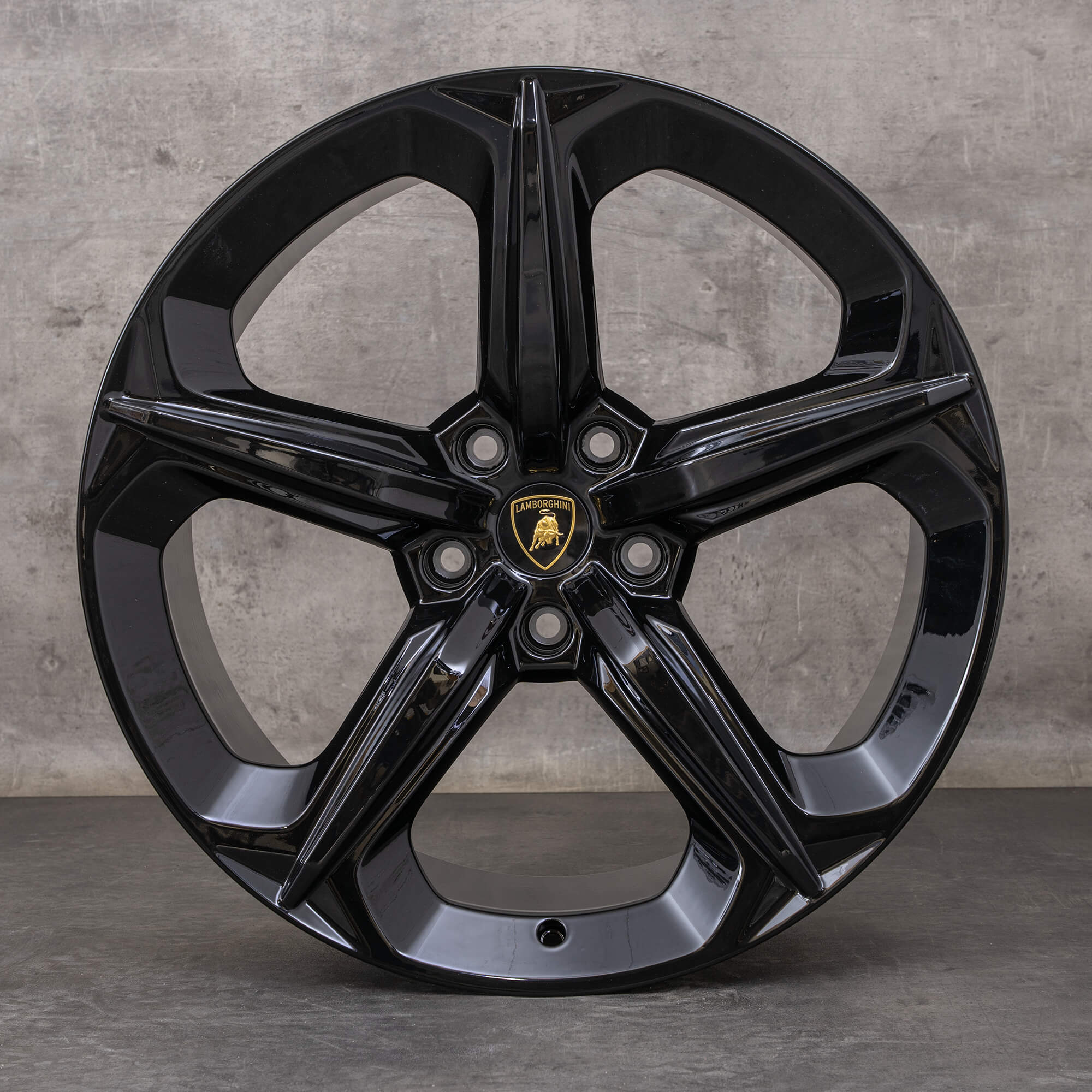 Originale Lamborghini Urus felger 21 tommer 4ML601025B 4ML601025C svart glans NY