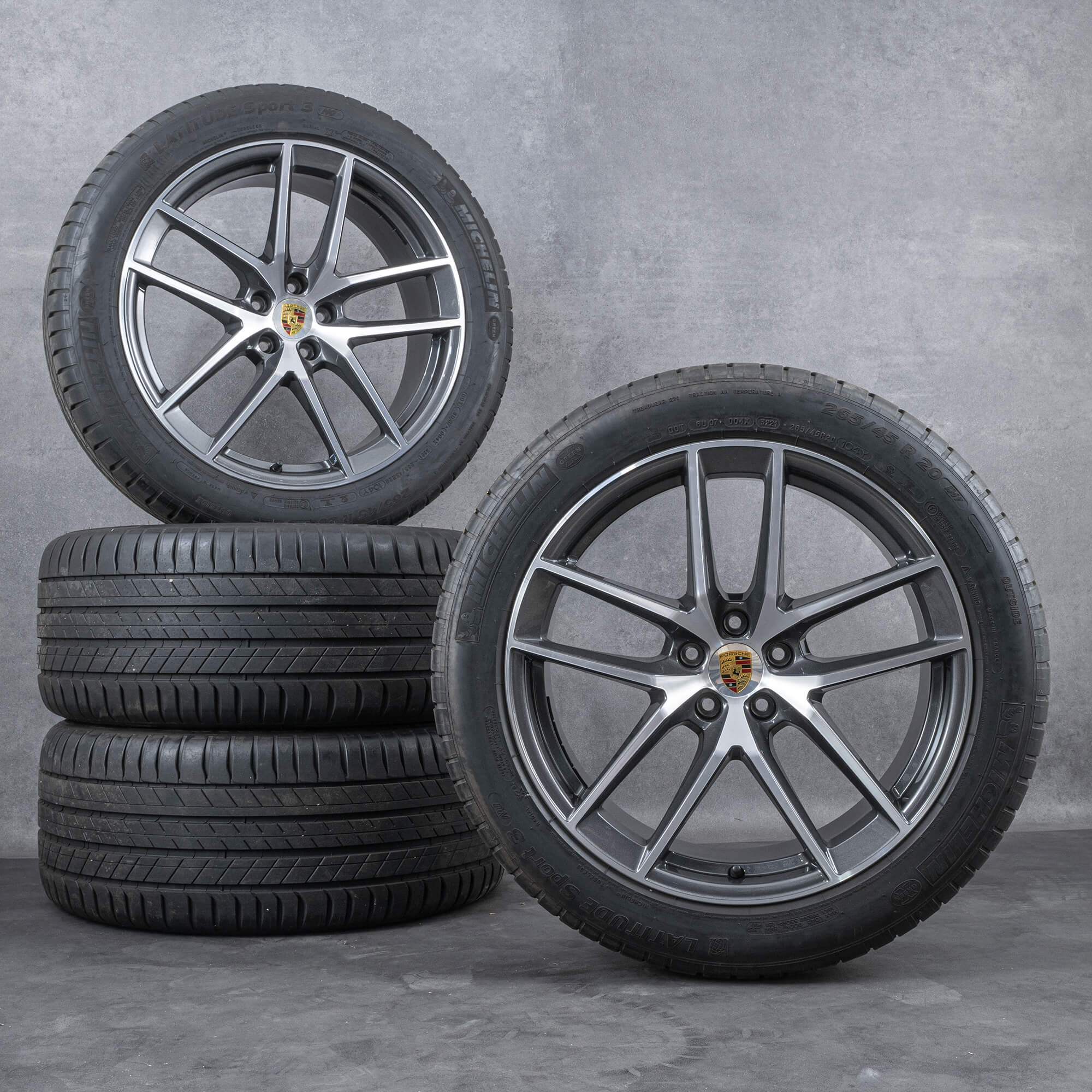 Cerchi originali Porsche 20 pollici Macan III 95B044668 ruote estive pneumatici estivi