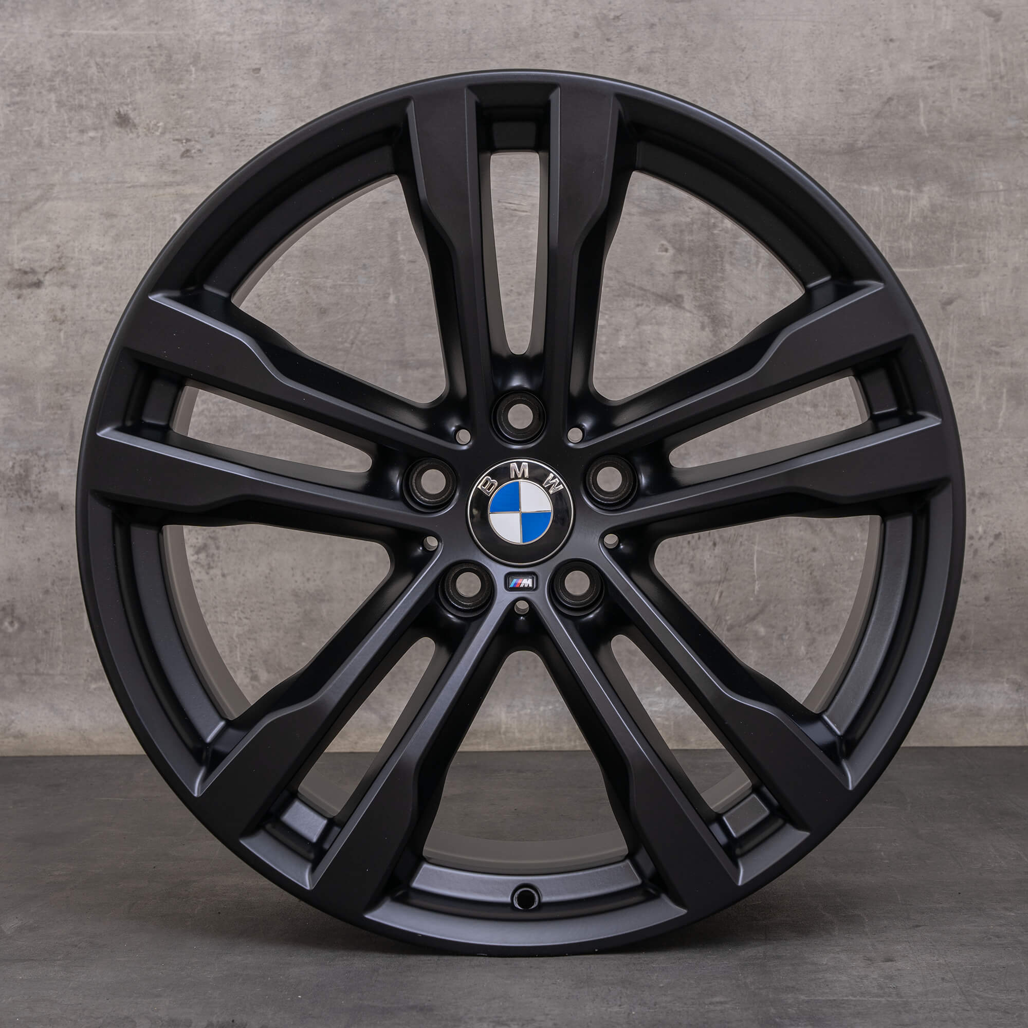 OEM BMW X5 X6 rims 20 inch E70 F15 F16 Styling 468 M 7846788 7846789 black matt