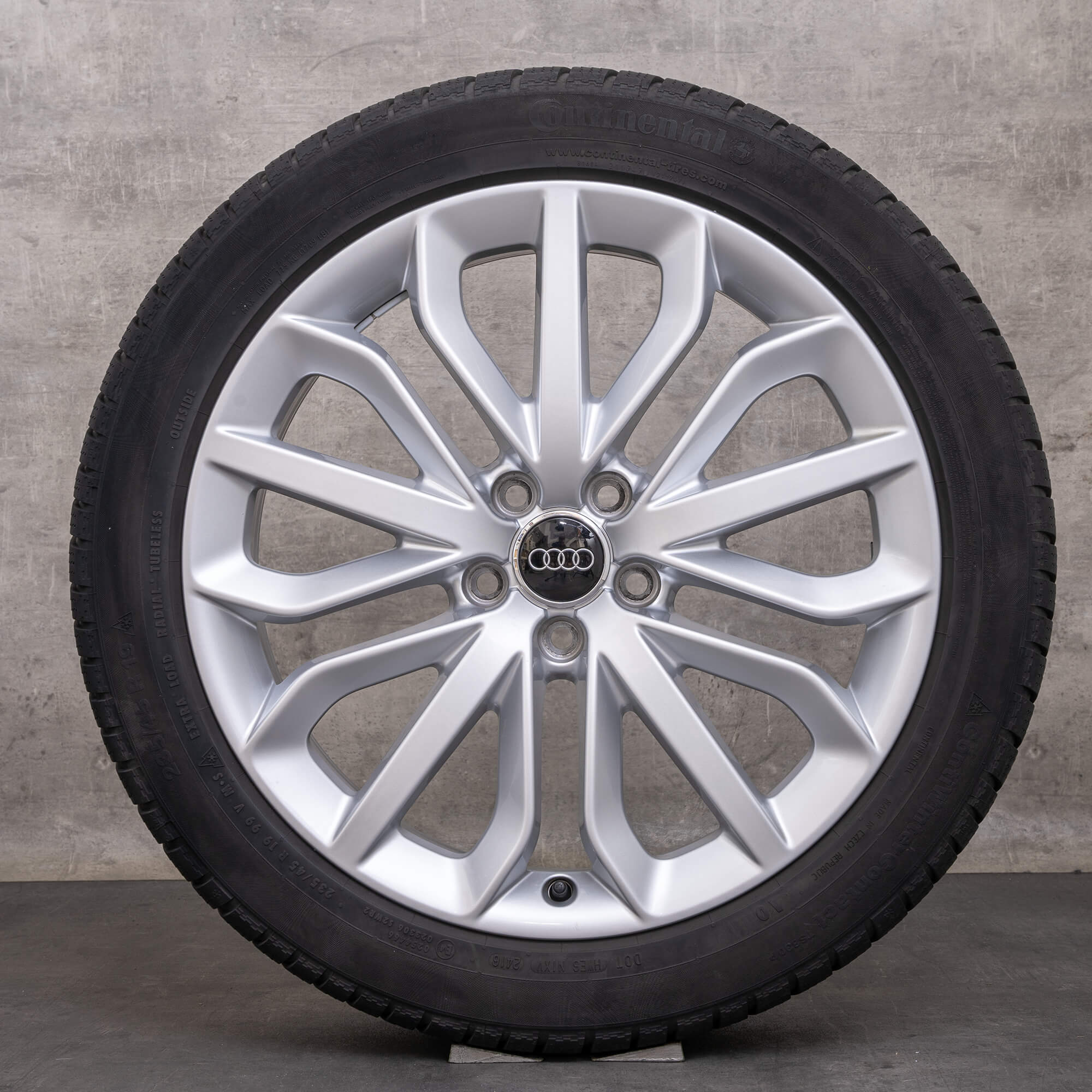 Original Audi A6 S6 Winterräder 19 Zoll 4G C7 Felgen 4G0601025P silber