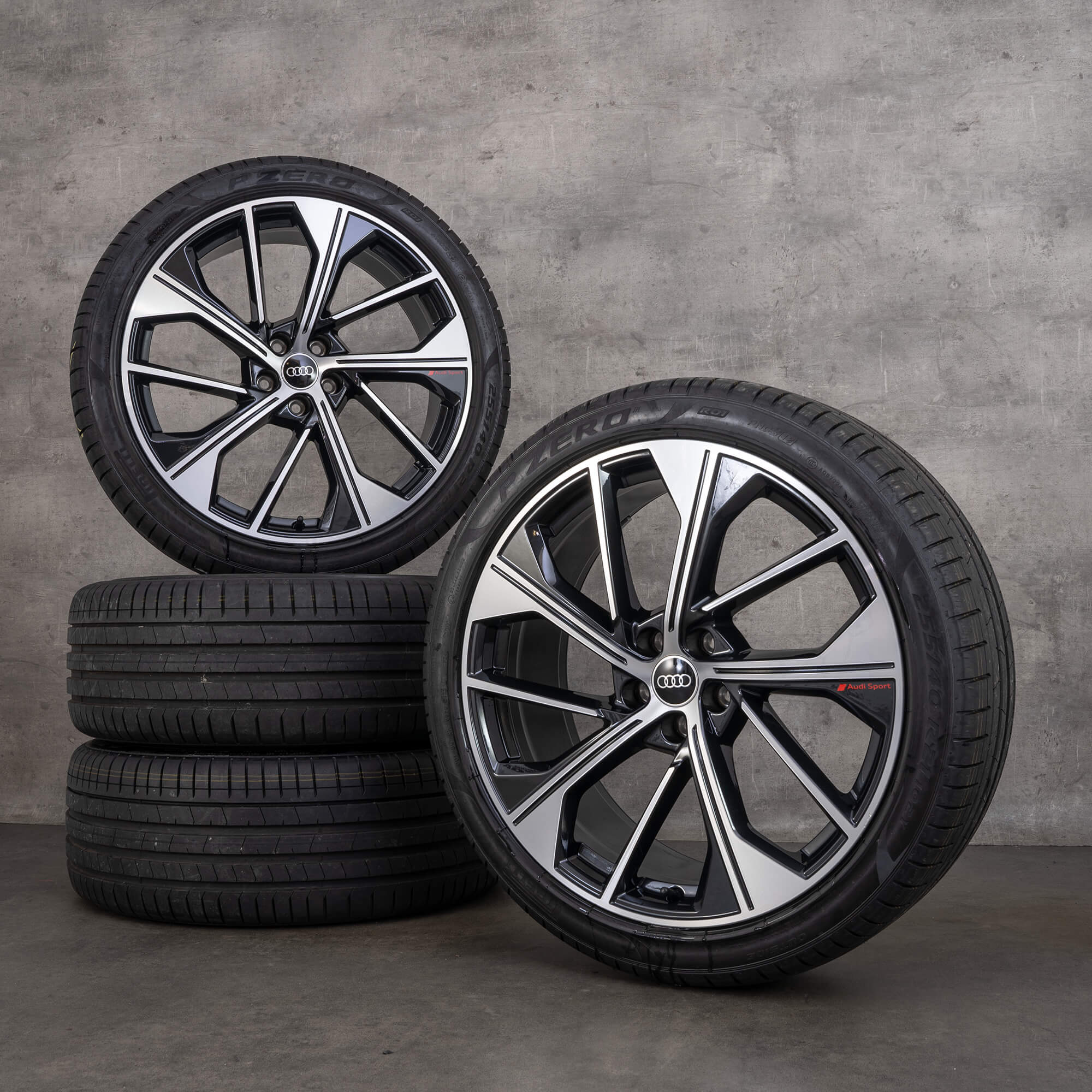 Audi 21 inch rims Q5 SQ5 FY summer tires wheels alloy 80A601025BQ