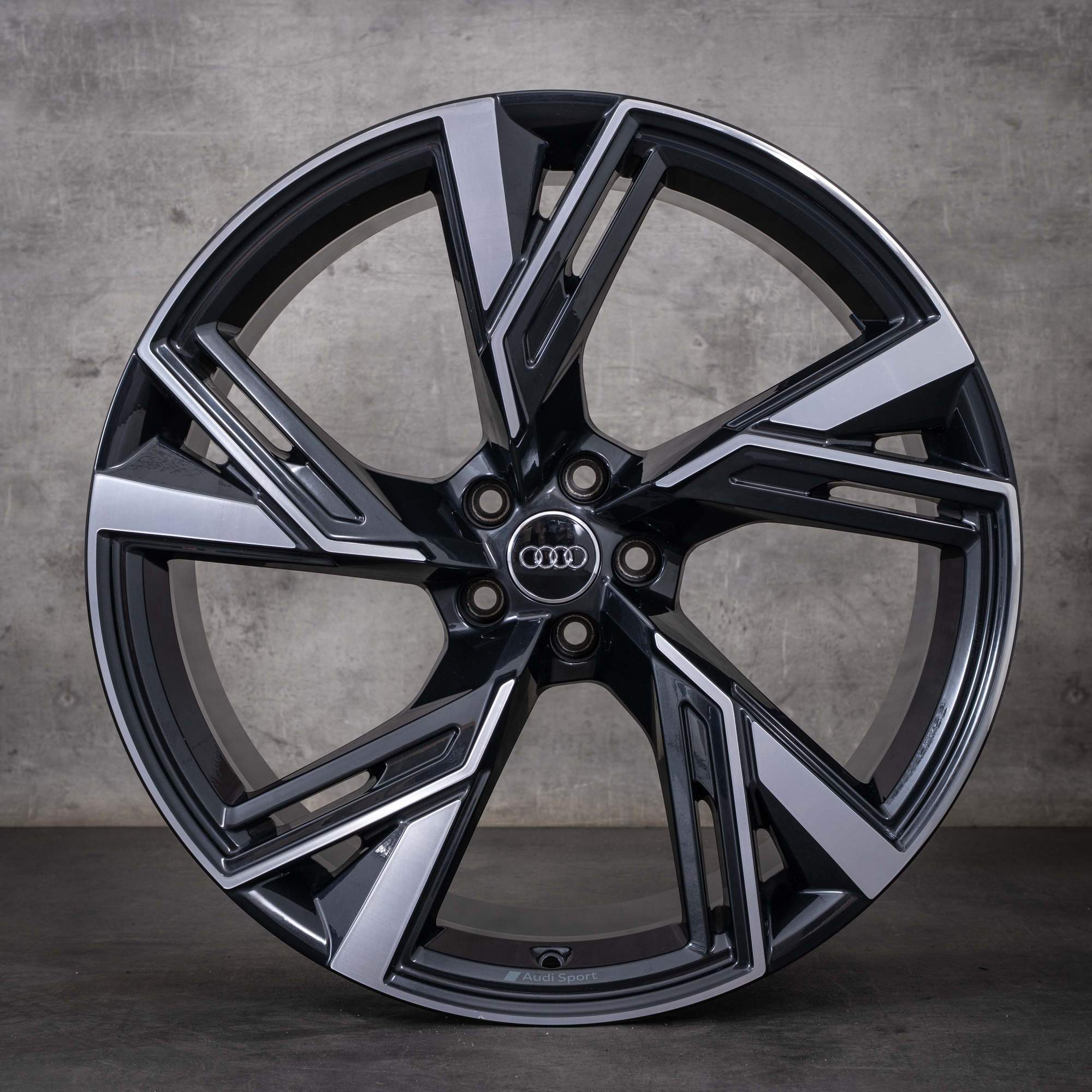 Original Audi RS6 RS7 Felgen 22 Zoll 4K C8 4K0601025T anthrazit glanzgedreht
