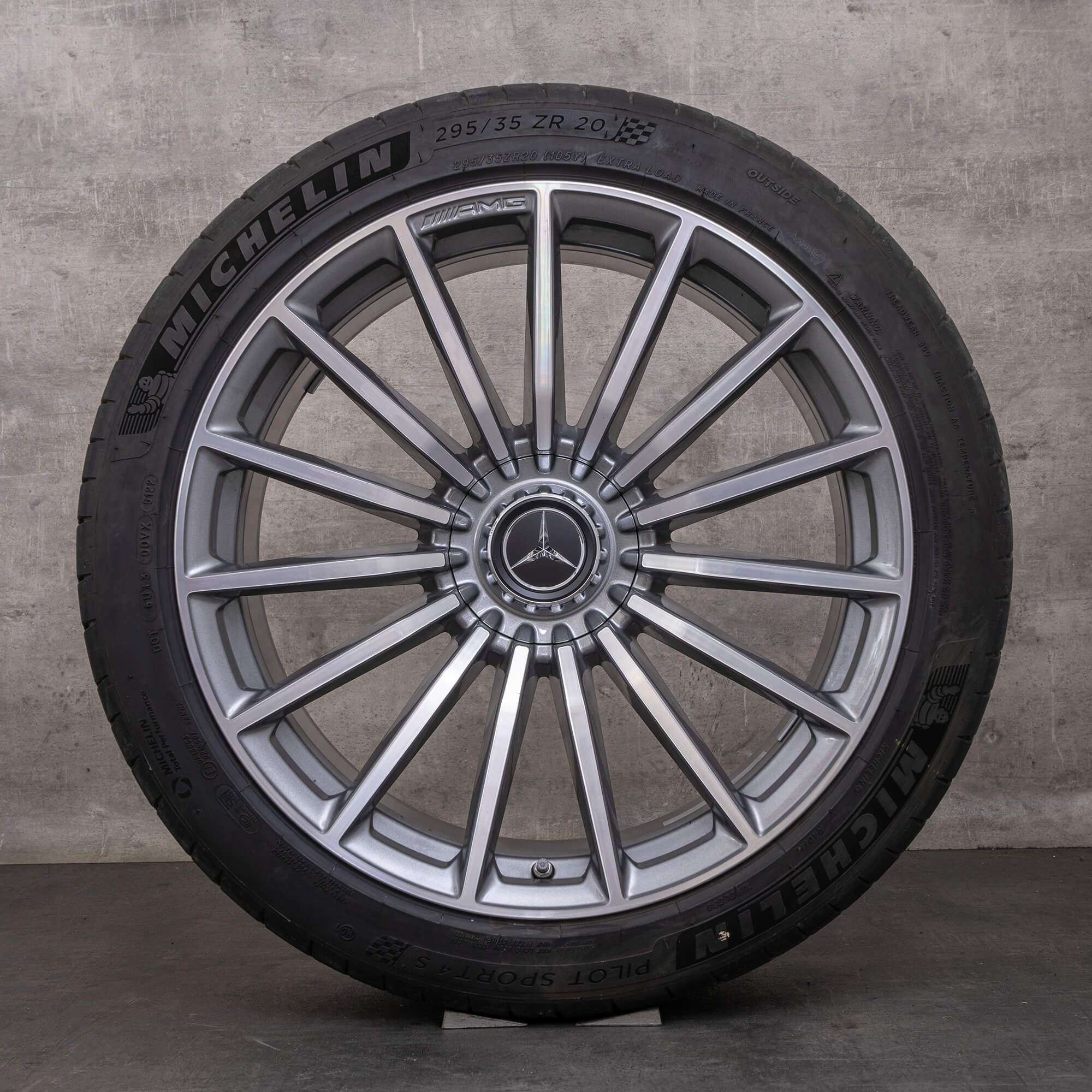 Alkuperäiset Mercedes Benz GT 43 53 63 & S 4Matic+ AMG talvirenkaat 20 tuuman X290 4-oviset vanteet A2904010600 A2904010700 himalaya harmaa kiillotettu