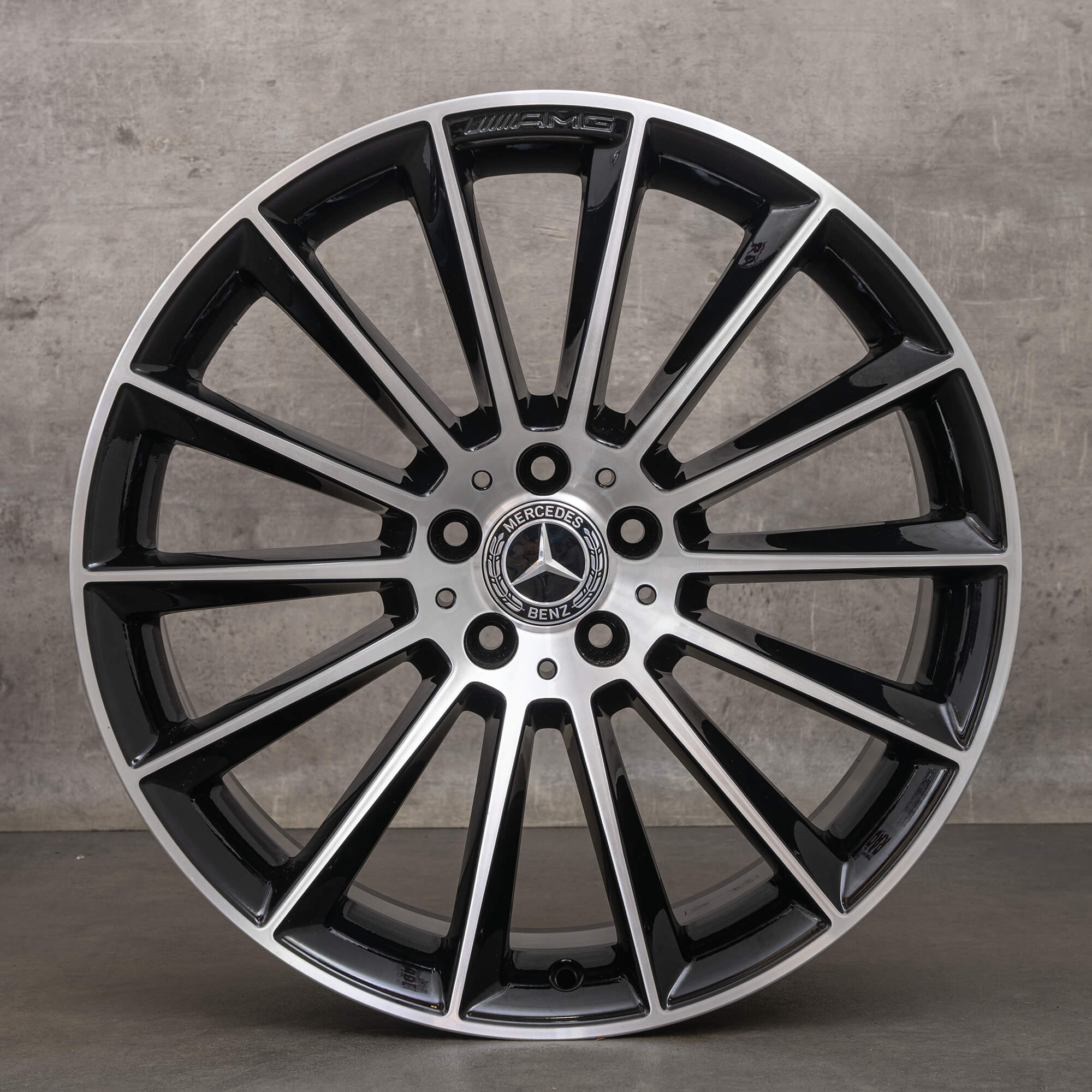 Orijinal Mercedes Benz CLS AMG jantlar 20 inç W257 C257 A2574011900 A2574012000 siyah yüksek parlaklık YENİ