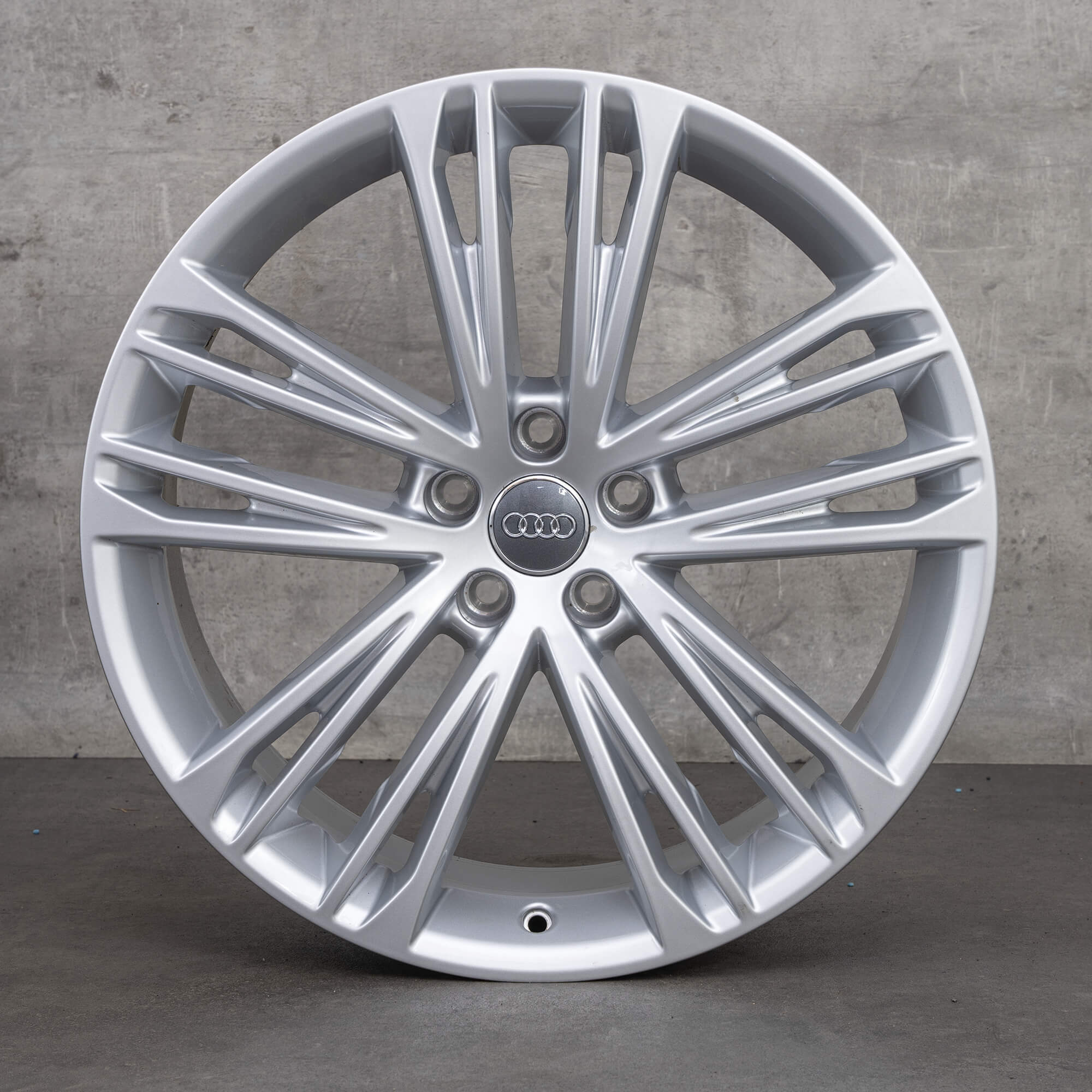 Audi 20 tommer fælge A7 S7 4K C8 alloysfælge sølv 8,5 x ET30 NYHED