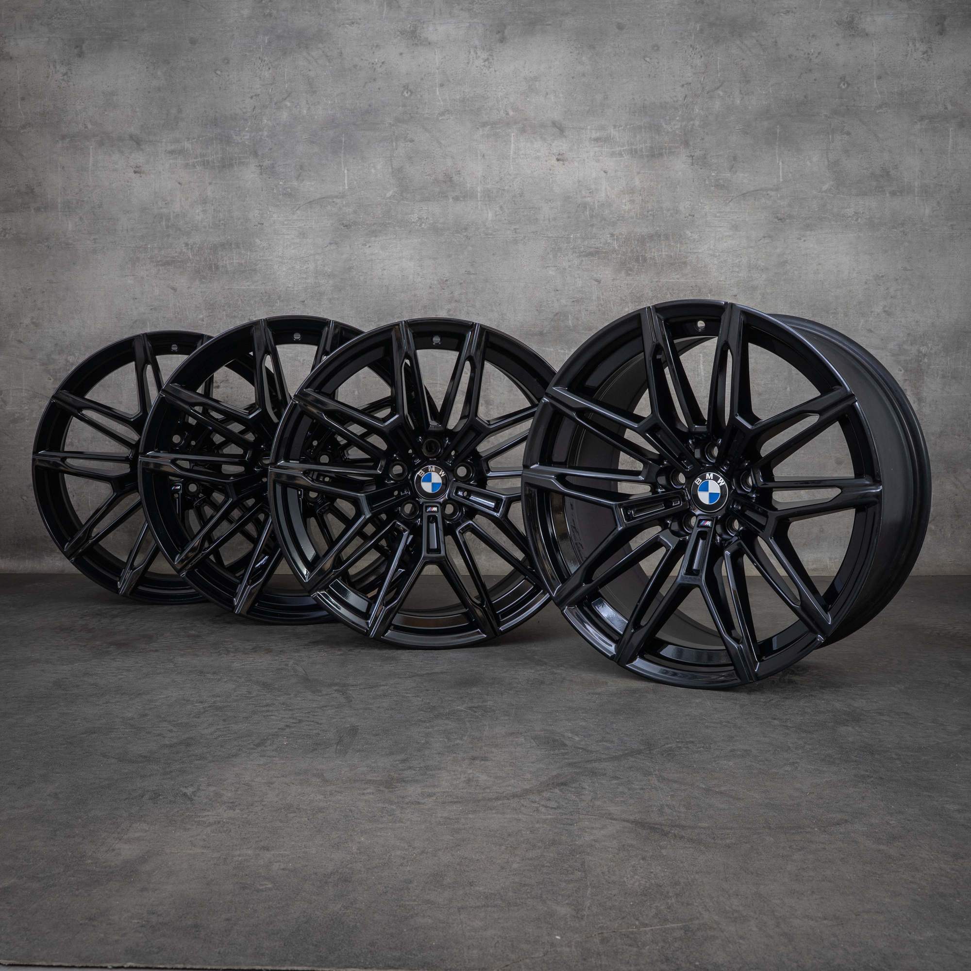 Oryginalne felgi BMW M2 M3 M4 19 20 cali G87 G80 G81 G82 G83 Styling 930 M 7882869 7882870 czarny błyszczący