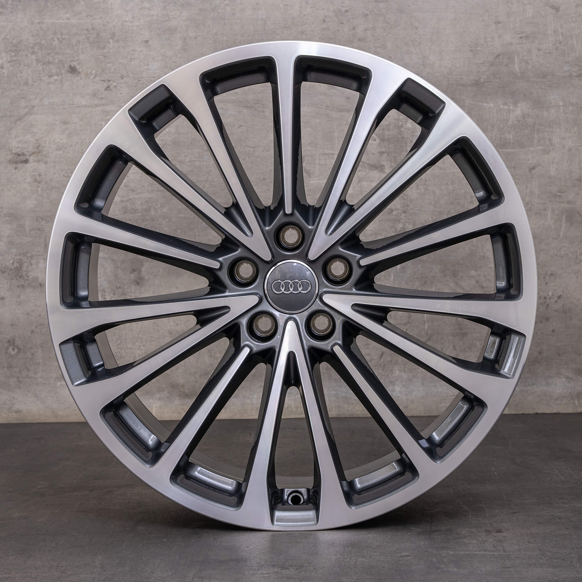 OEM Audi A6 S6 Rims 20 inch 4P C8 C9 4P0601025J graphite gray