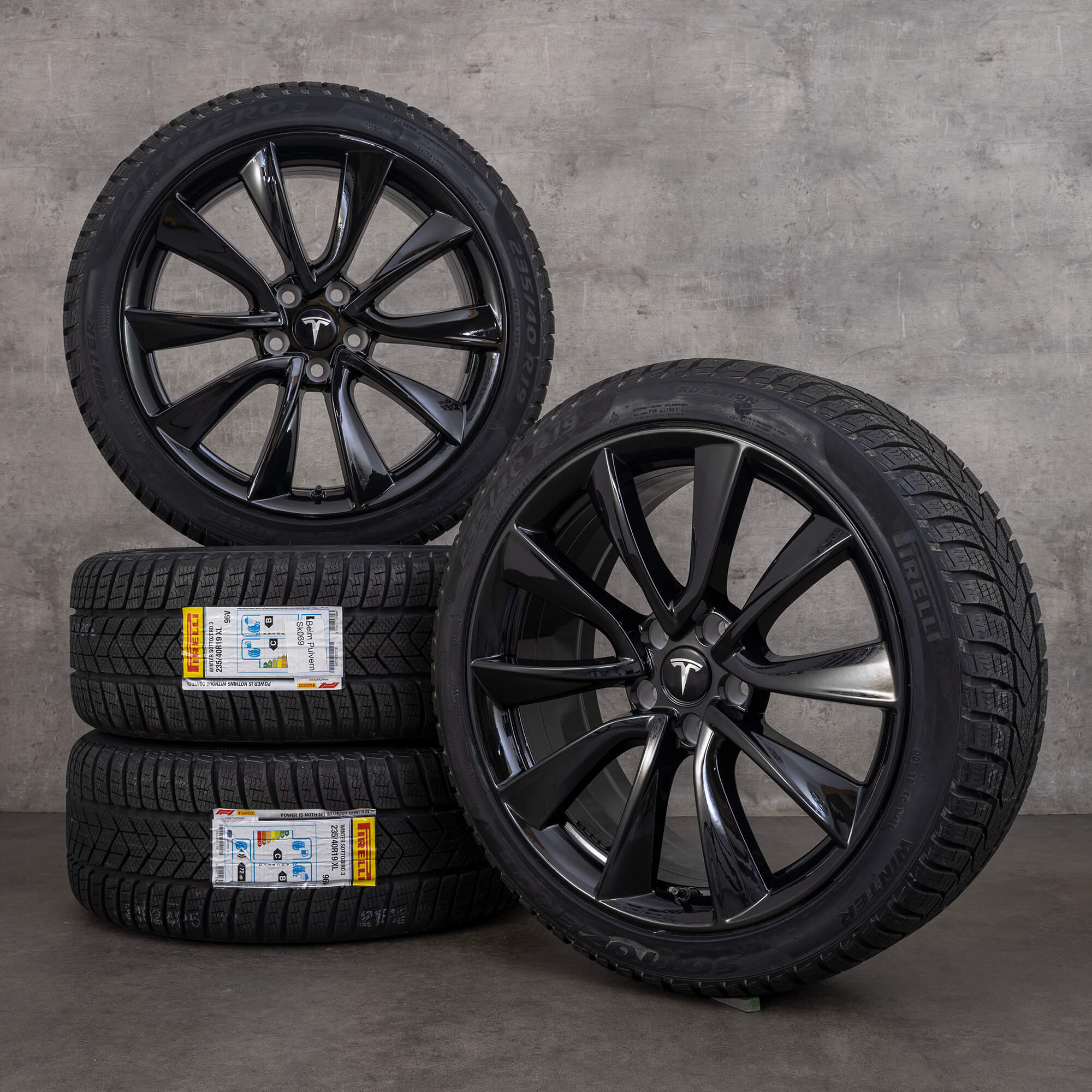 Tesla Model 3 winter tires OEM wheels 19 inch rims 104422400B NEW