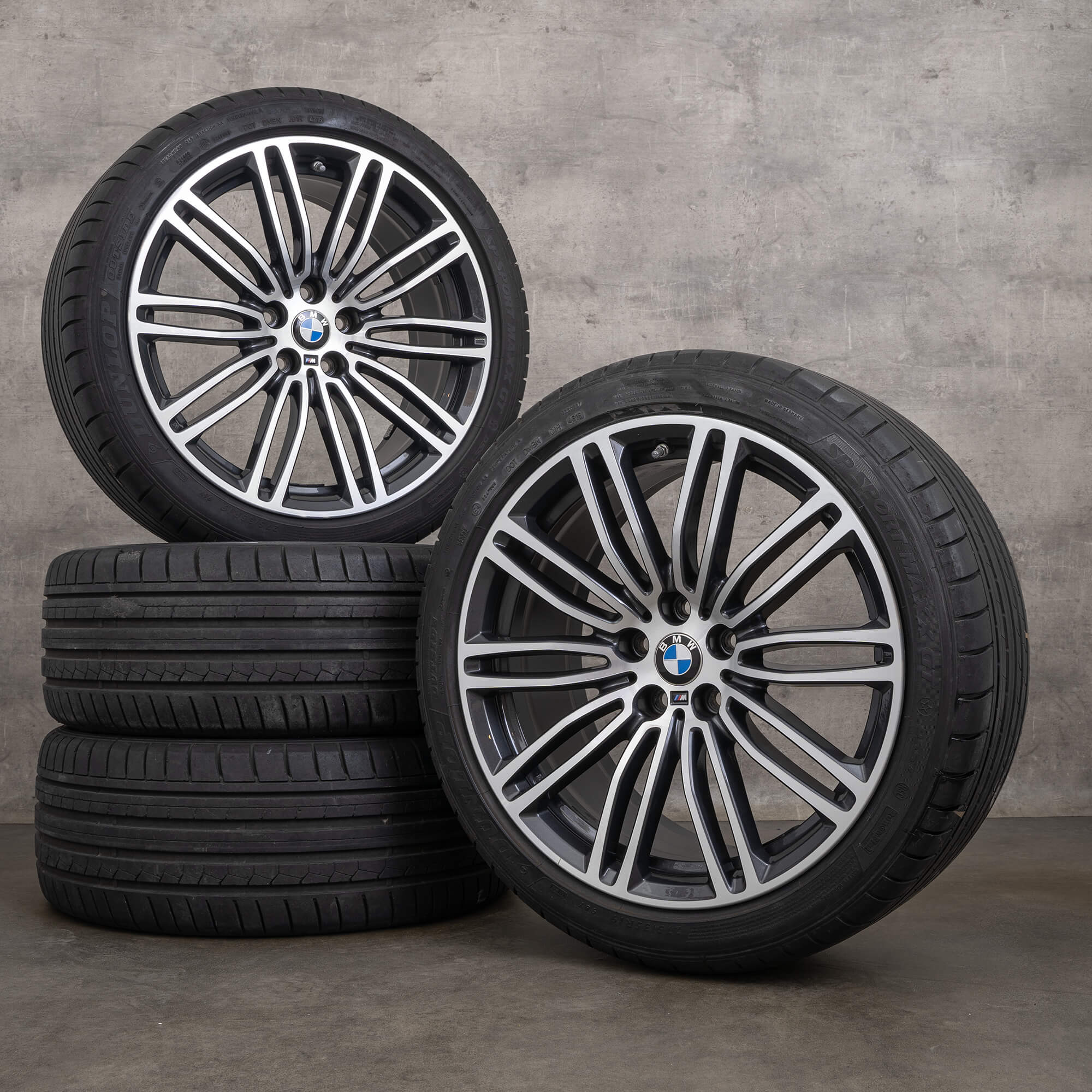 BMW 5 Series G30 G31 19 inch rims 664 M summer tires wheels