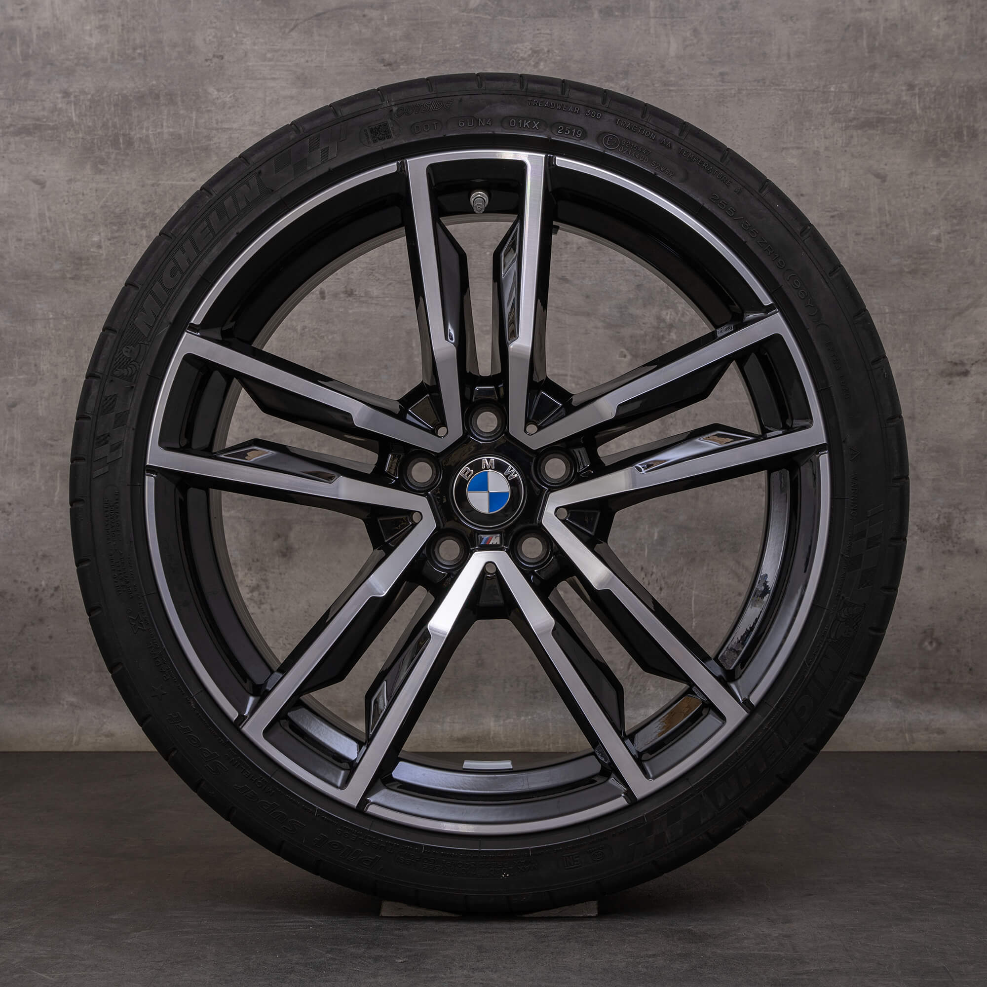 Oryginalał BMW Z4 koła zimowe 19 cali G29 felgi Styling 799 M 8091763 8091764 czarny Polerowane