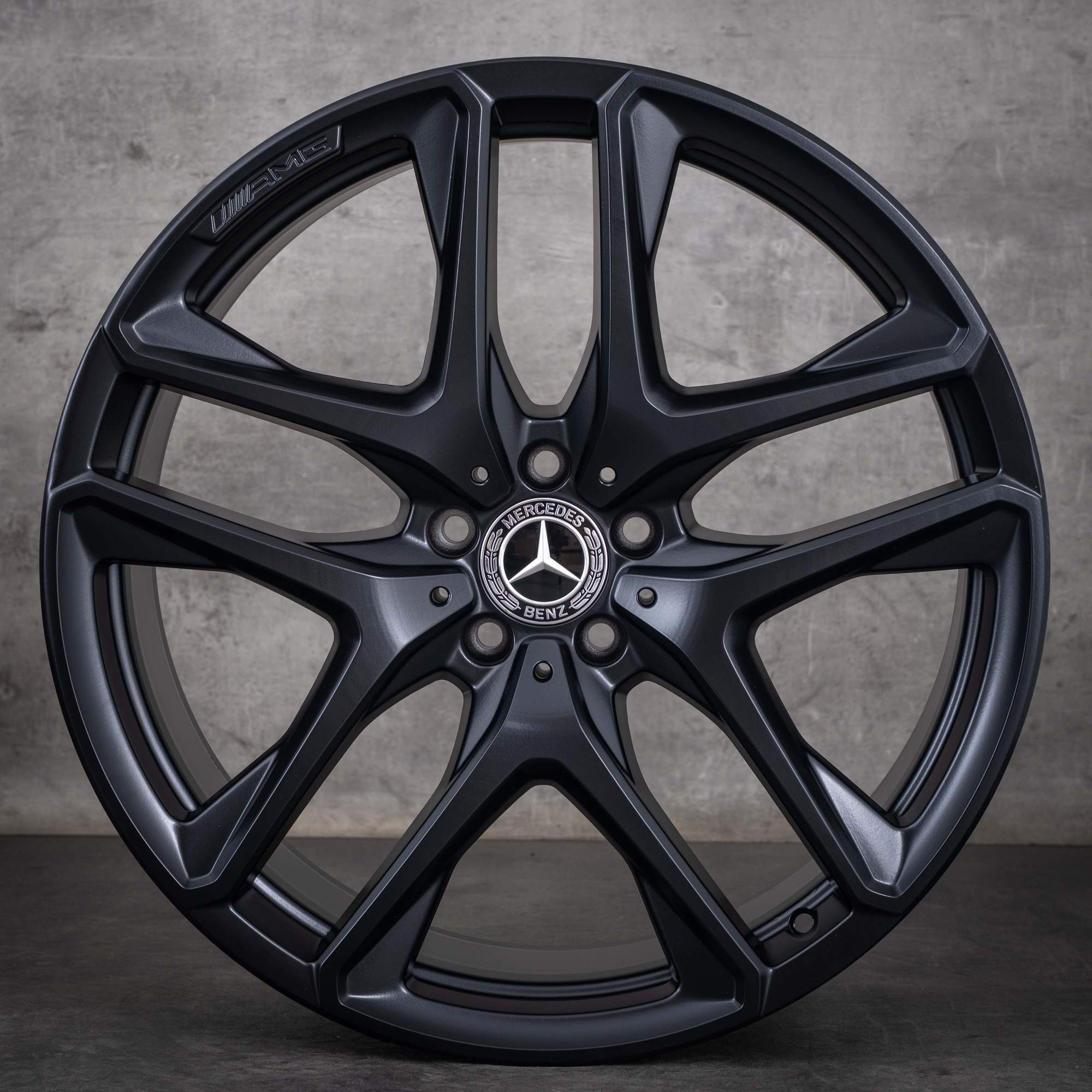 Original Mercedes Benz GLE 53 63 AMG 4Matic+ Felgen 21 Zoll X167 C167 Hybrid A1674014200 A1674014300 schwarz matt