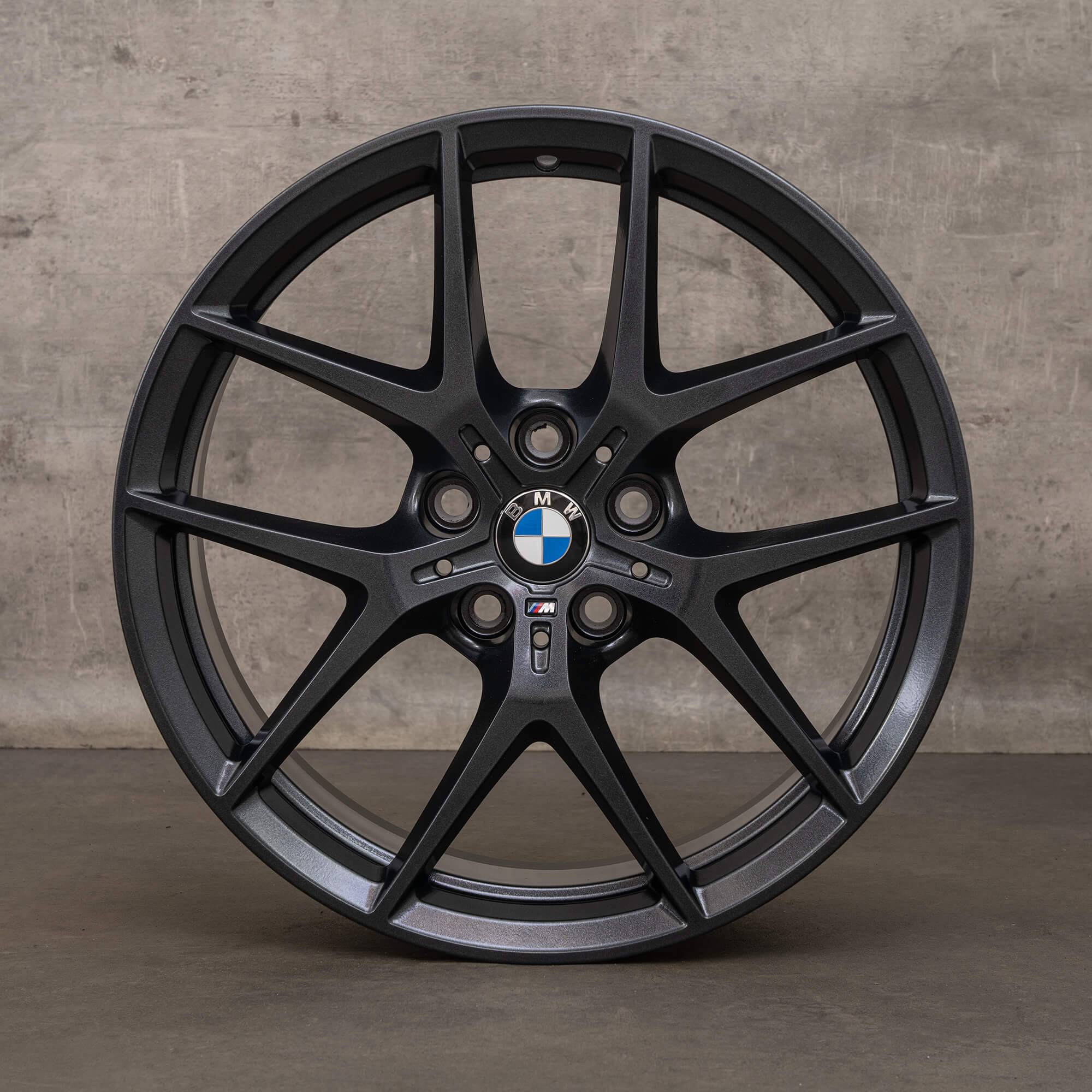 Original BMW 1er F40 2er F44 18 Zoll Felgen 554 M 8092353 schwarz metallic