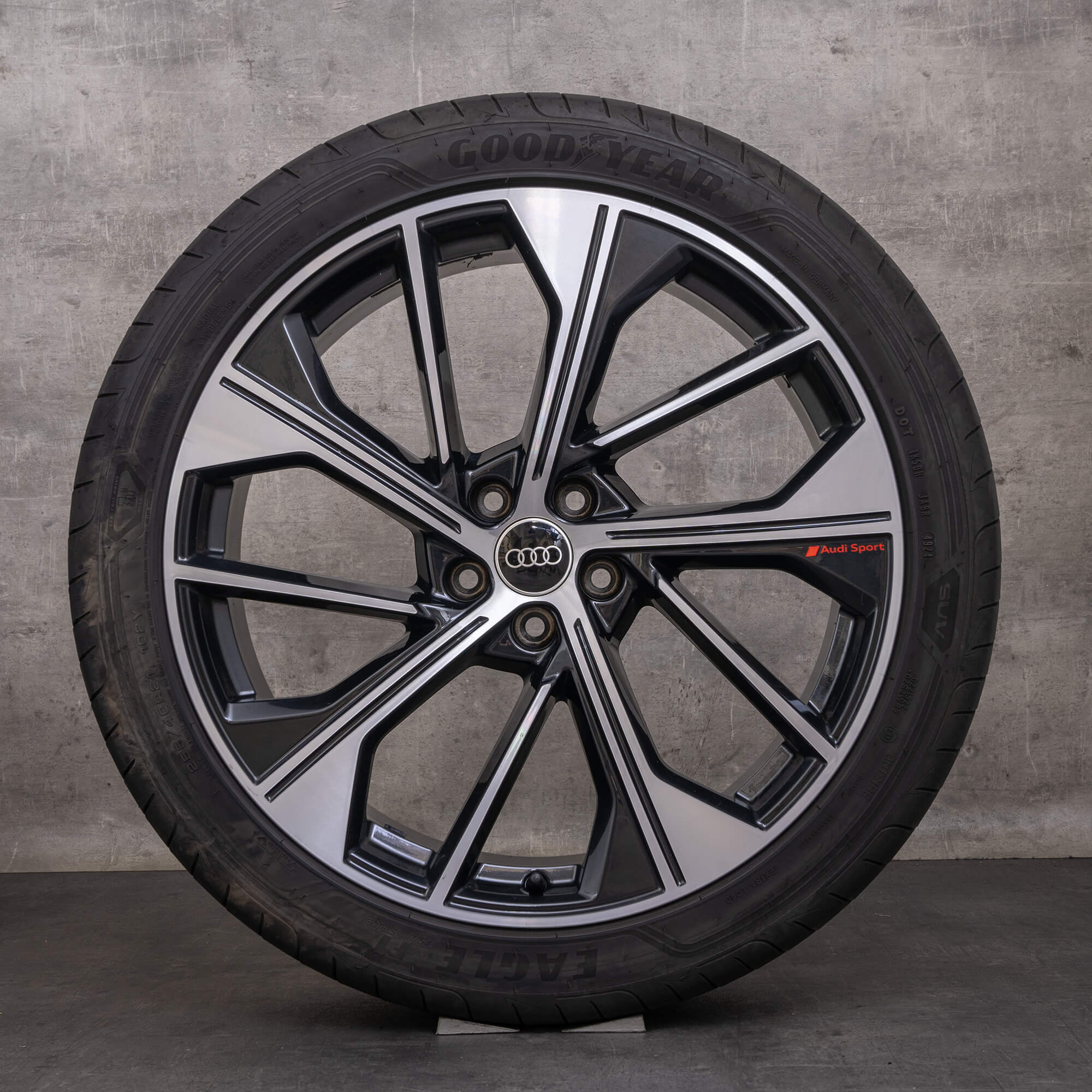 Original Audi Q5 SQ5 Sommerräder 21 Zoll FY Felgen schwarz glanzgedreht 80A601025BQ