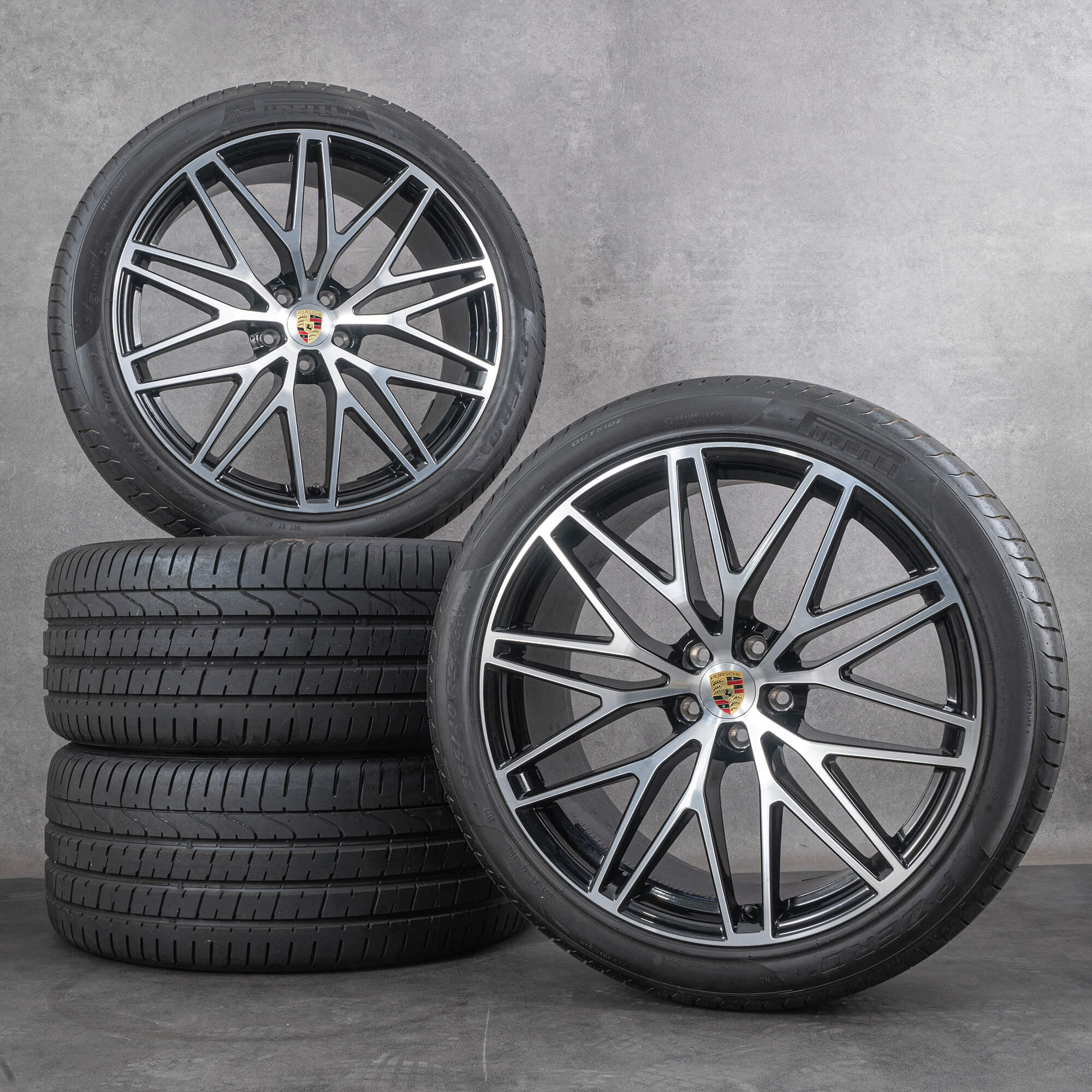 OEM Porsche 21 inch RS Spyder Macan III rims summer wheels