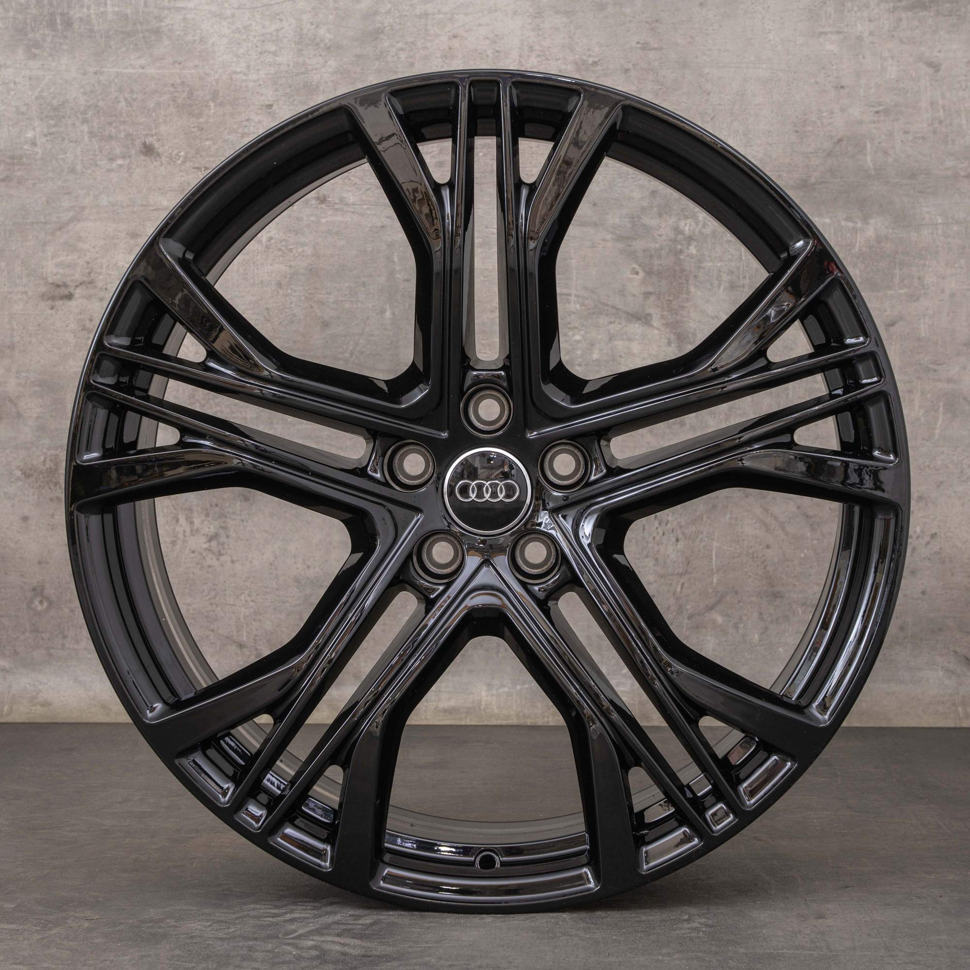 Oem Audi A7 S7 Jantes 21 pouces 4K Alu 4K8601025AA noir brillant