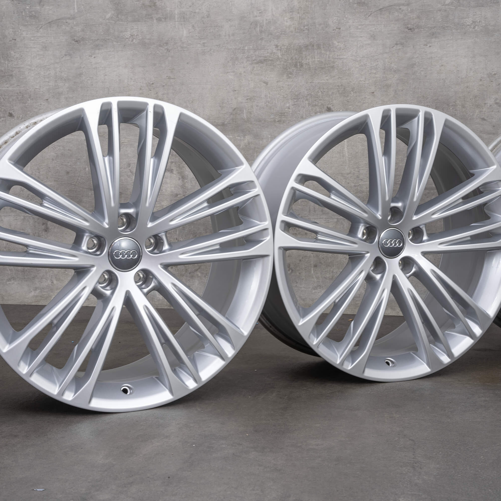 Audi 20 tommer fælge A7 S7 4K C8 alloysfælge sølv 8,5 x ET30 NYHED