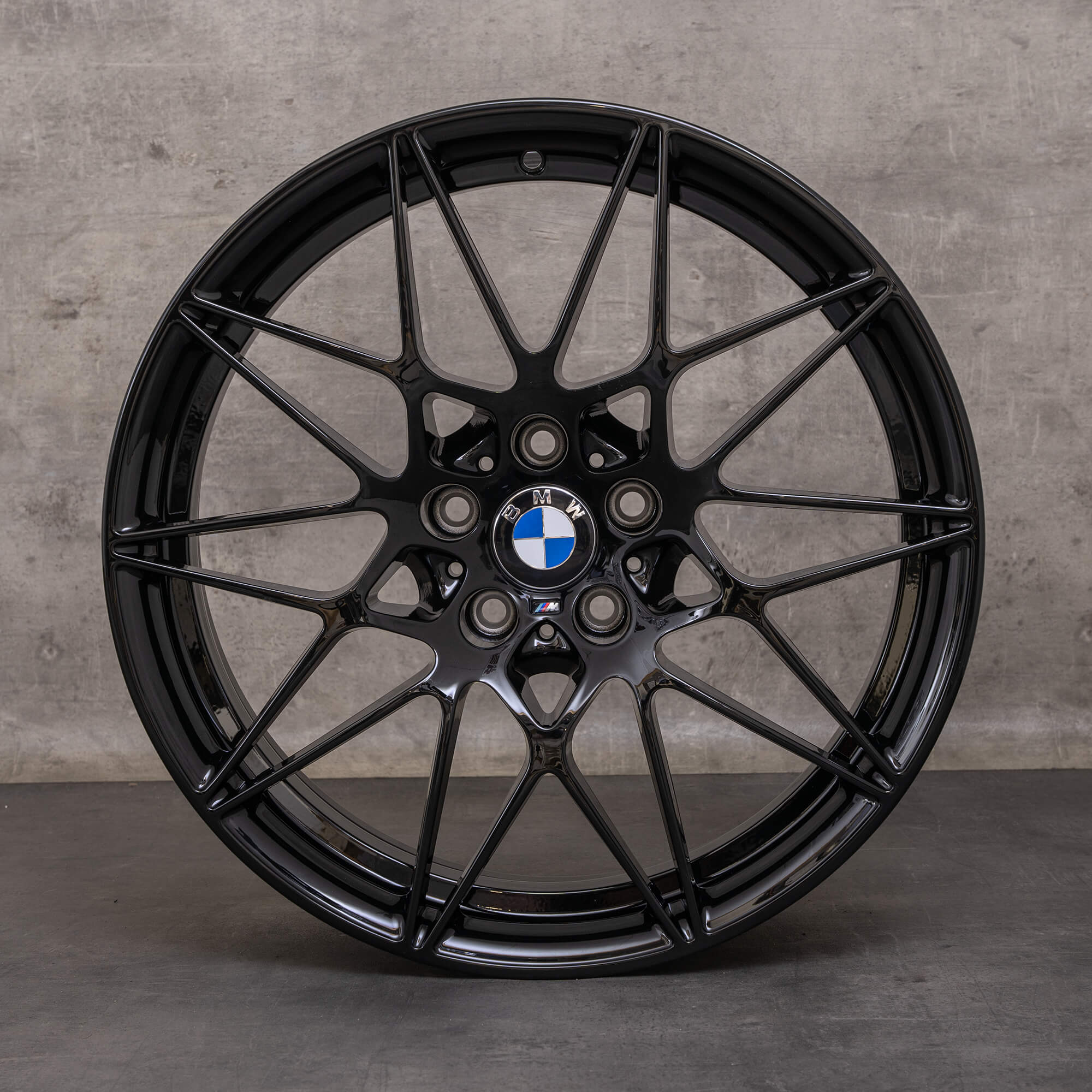 Original BMW M3 F80 M4 F82 F83 llantas de 20 pulgadas estilo 666 M 8090192 8090193 negro brillante NUEVO