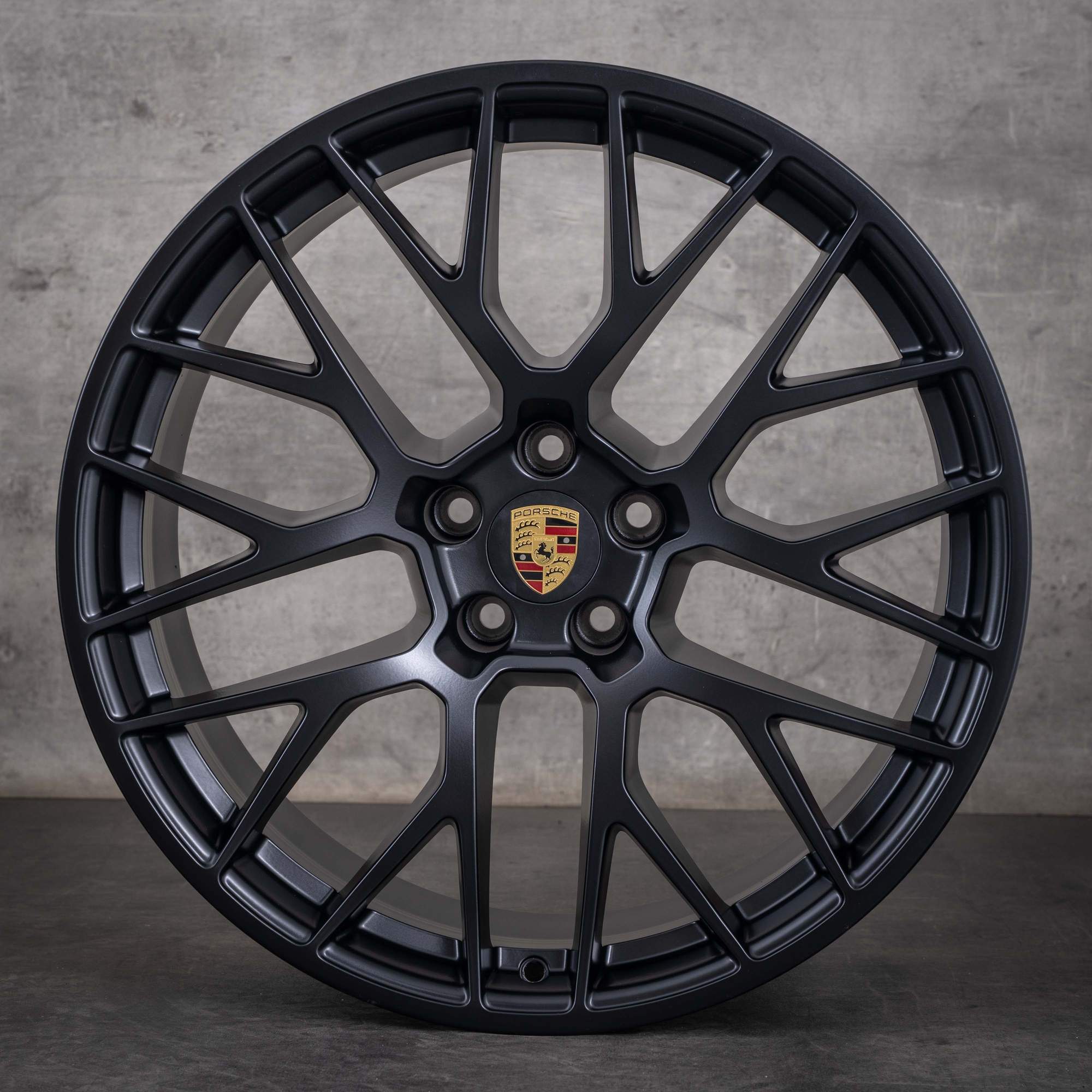 Alkuperäiset Porsche Macan -vanteet 20 tuumaa I & II RS Spyder 95B601025DS 95B601025DT mattamusta