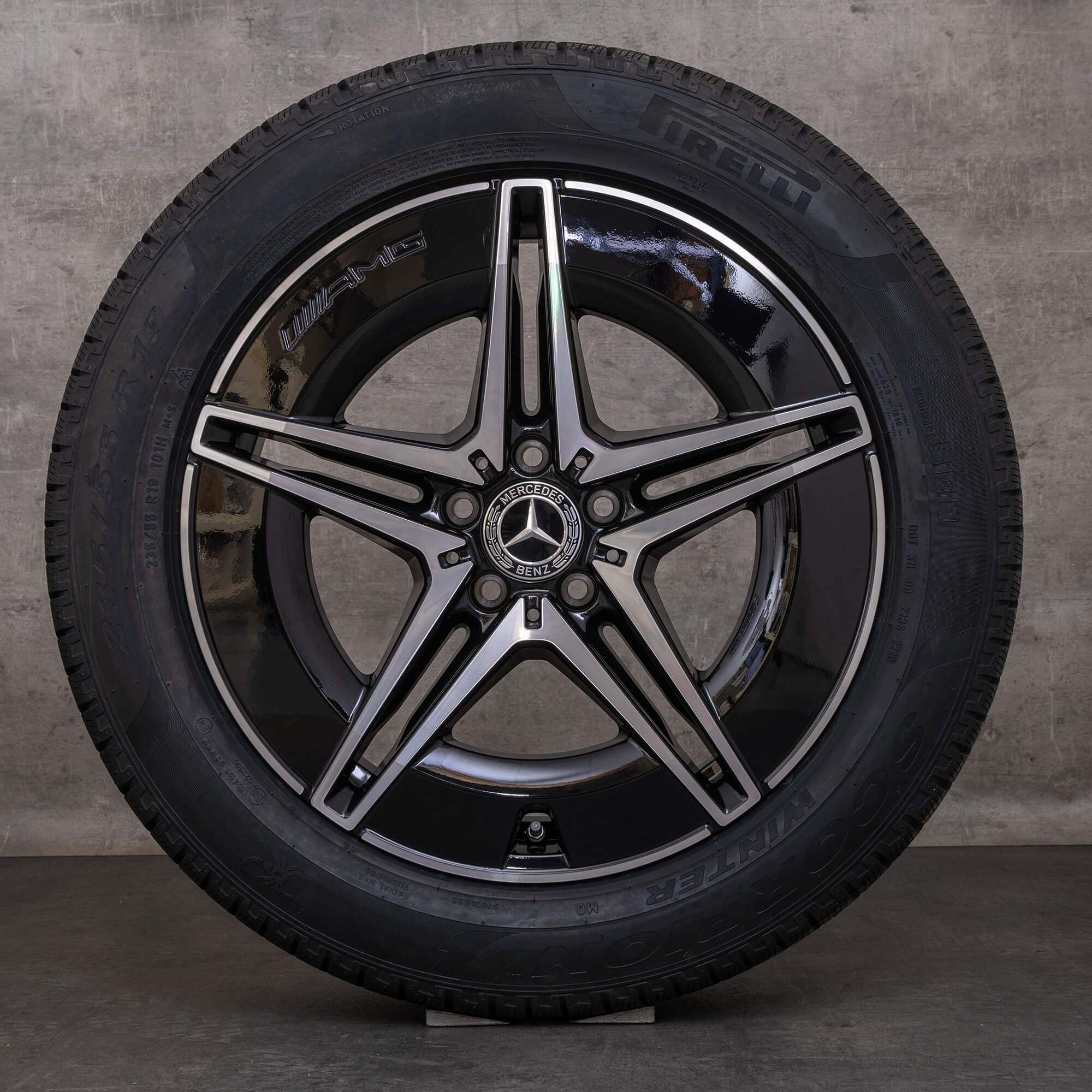 Original Mercedes-Benz AMG Regenschirm Gästeschirm schwarz rot B66959275