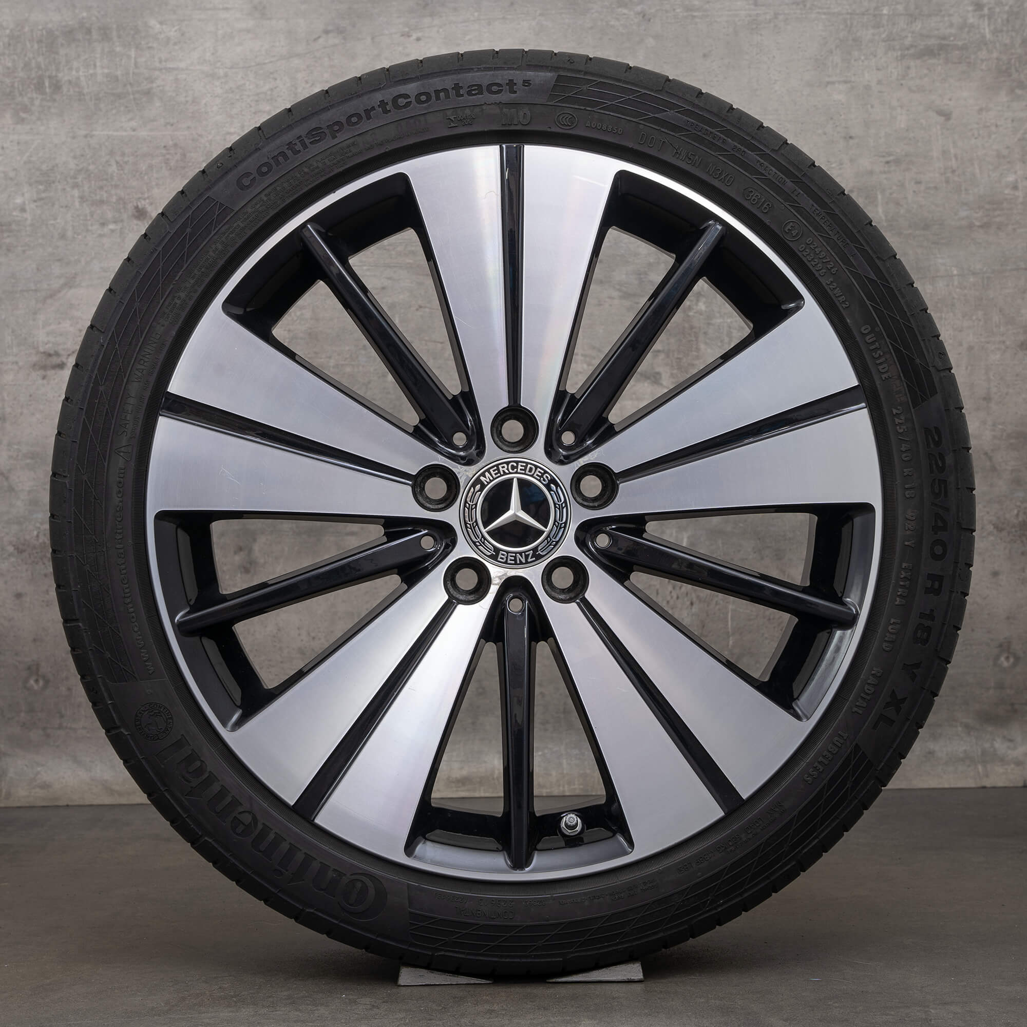 Mercedes AB classe W176 W246 CLA W117 rodas de verão jantes 18 polegadas pneus