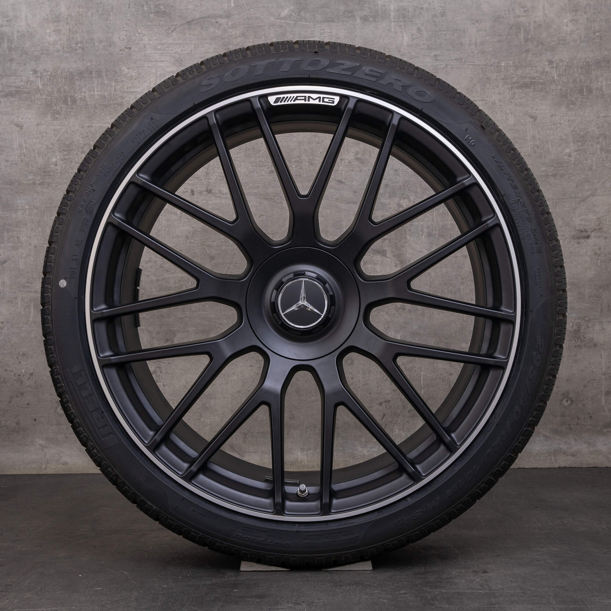 Orijinal Mercedes Benz AMG GT kış jant lastik 19 20 inç C190 R190 jantlar A1904010700 A1904010800 siyah mat parlak tornalı YENİ