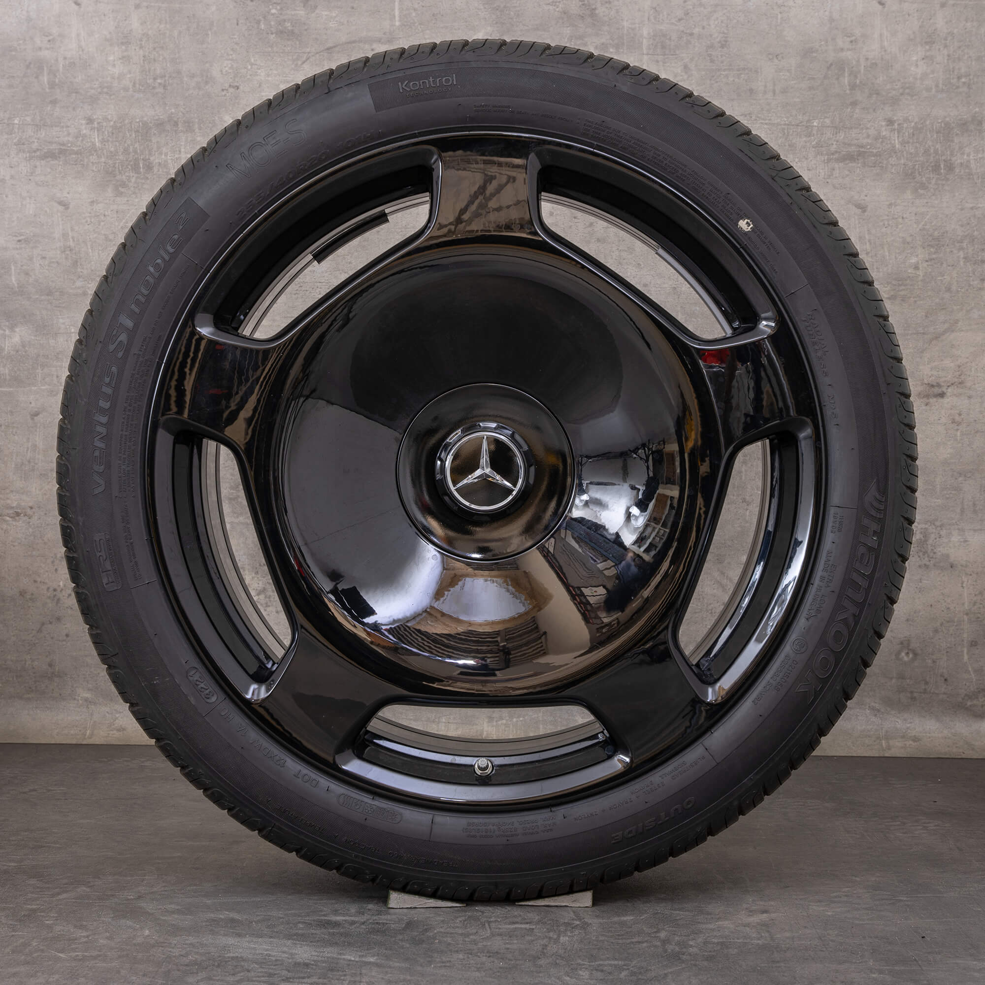 Alkuperäiset Maybach S-sarjan talvirenkaat 20 tuuman W223 V223 X223 vanteet A2234014200 musta kiiltävä