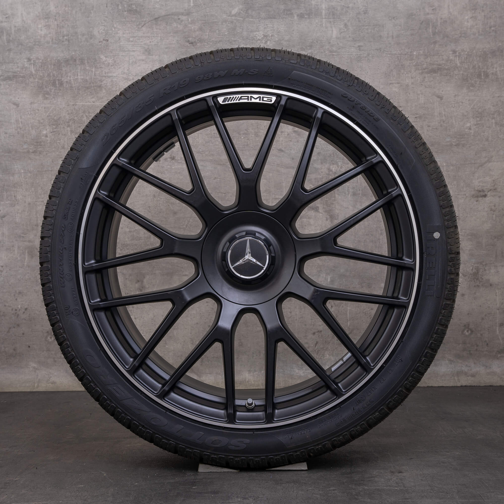 Orijinal Mercedes Benz AMG GT jantlar 19 20 inç C190 R190 yaz jant lastik A1904010700 A1904010800 siyah mat parlak tornalı YENİ