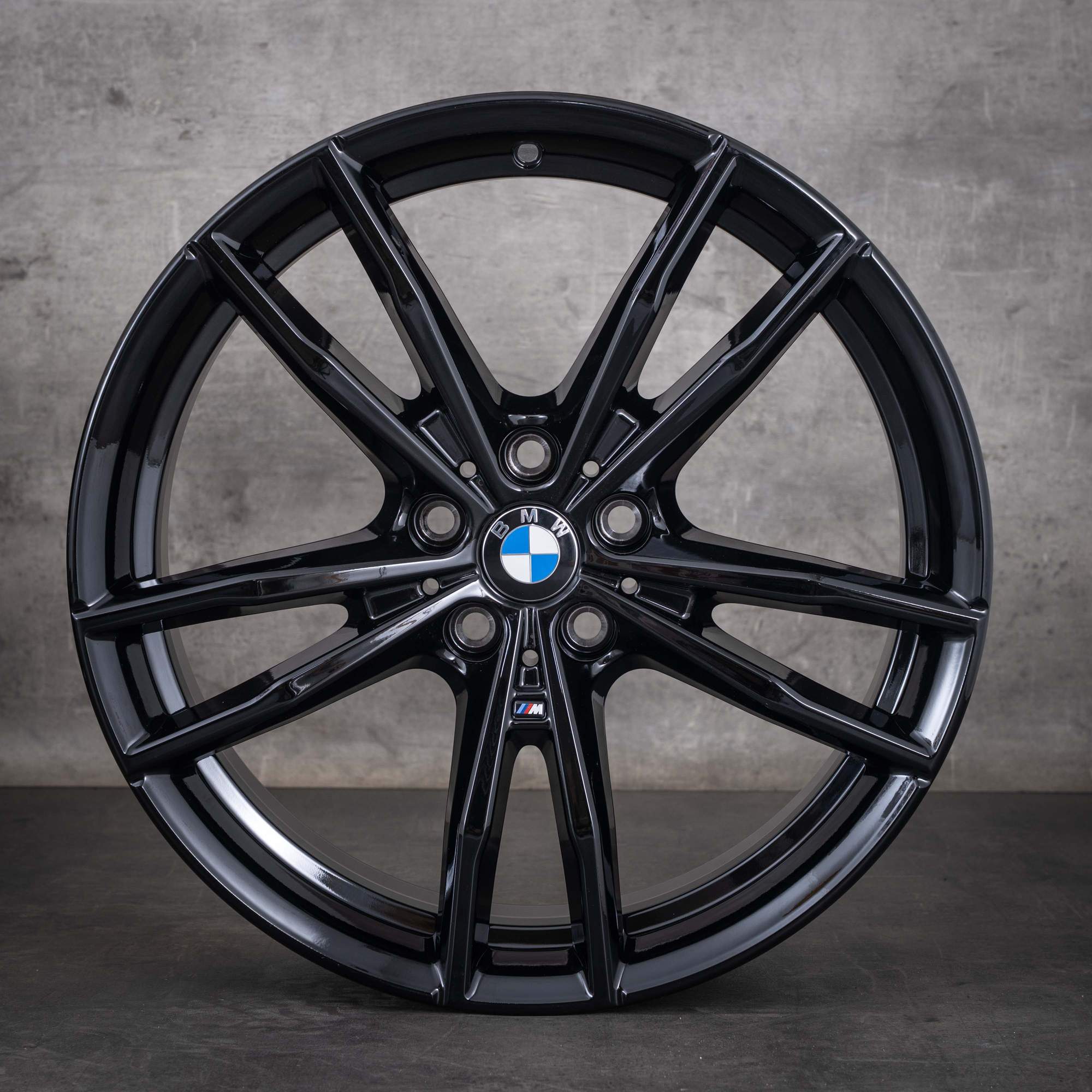 Oryginalne felgi BMW serii 2, 3 i Seria 4, 19 cali, G42, G20, G21, G22, G23, koła letnie, stylizacja 791 M, 8090094, 8090095, czarny połysk, NOWE