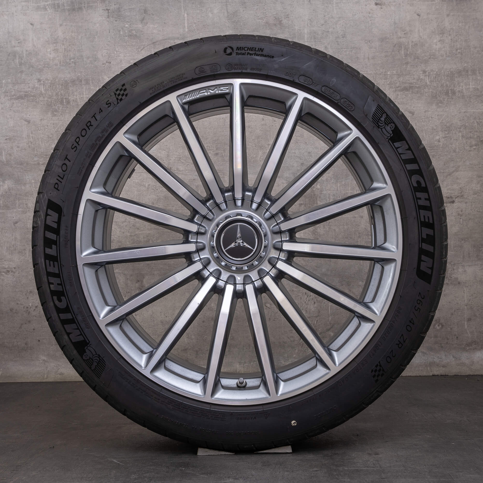 Alkuperäiset Mercedes Benz GT 43 53 63 & S 4Matic+ AMG talvirenkaat 20 tuuman X290 4-oviset vanteet A2904010600 A2904010700 himalaya harmaa kiillotettu